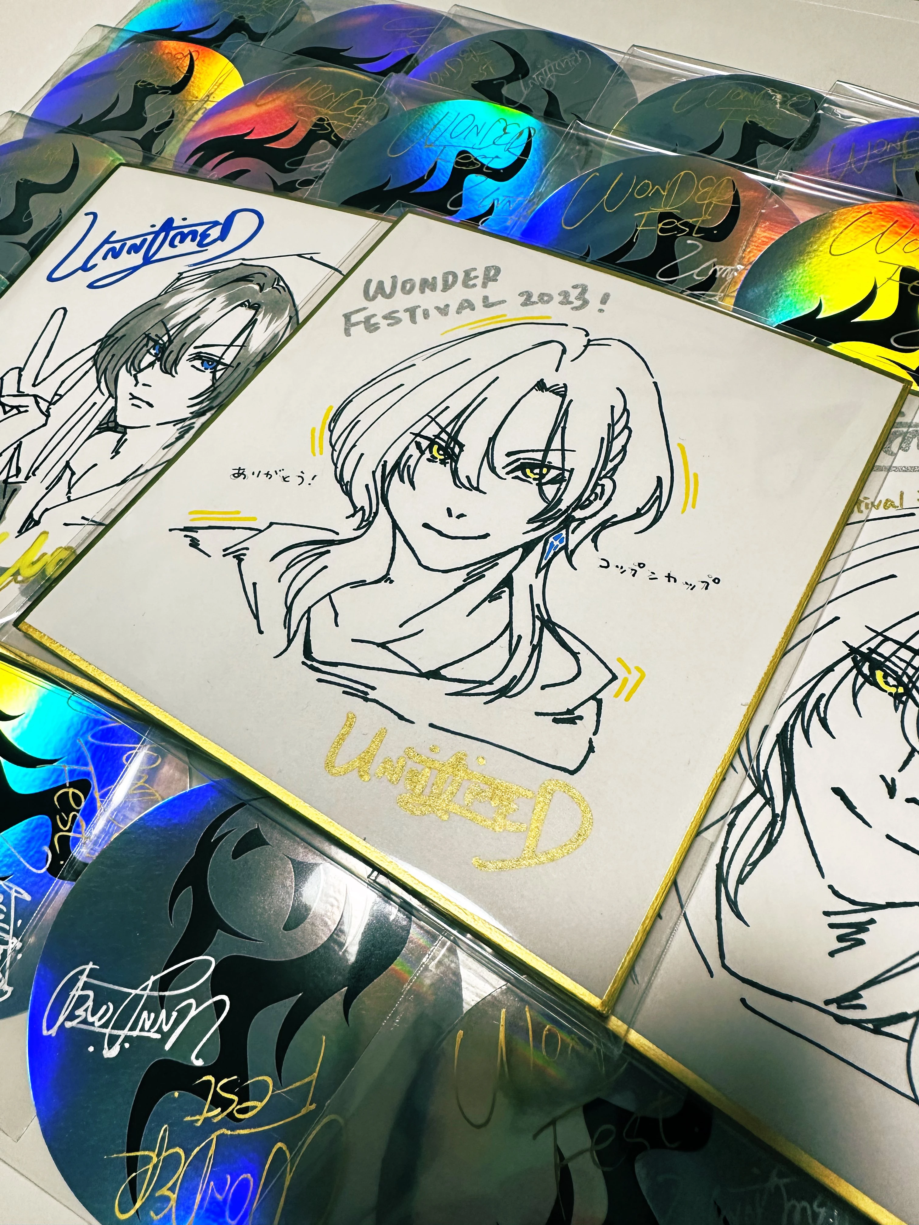Autograph boards for Wonderful Festival 2023, Bangkok
