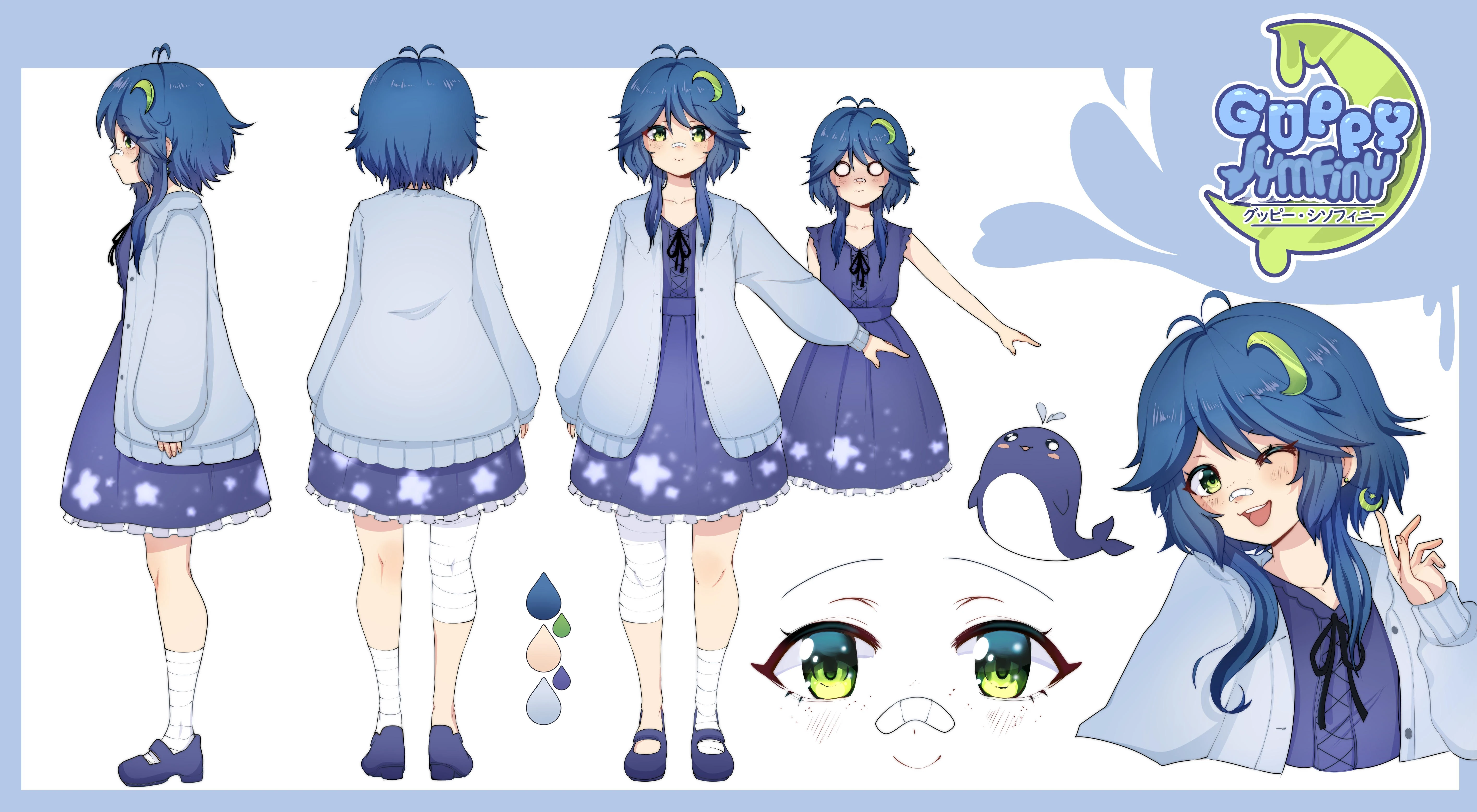 Guppy Reference Sheet by tiredcatmom