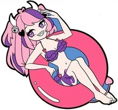 Swimsuit Ironmouse Pin by CalMoray