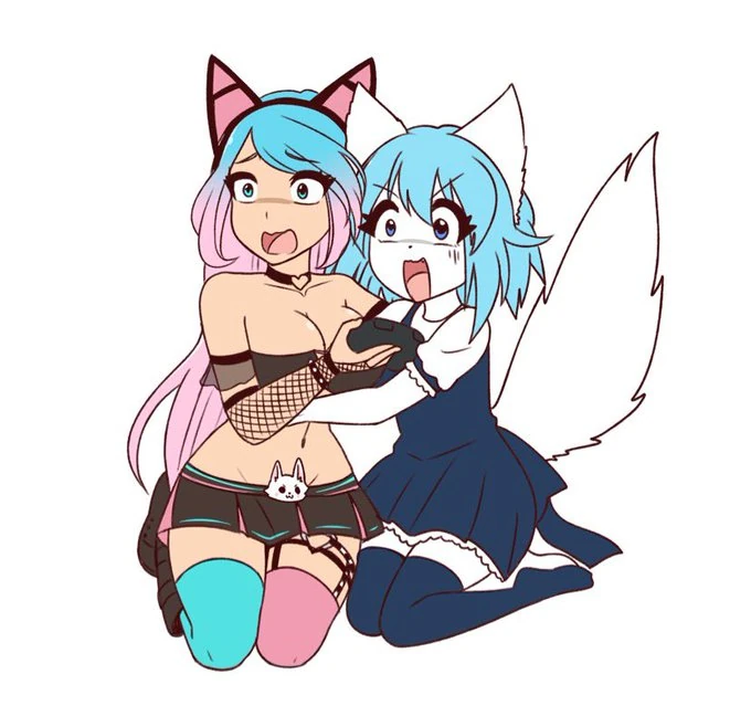 Wolfy and Silvervale