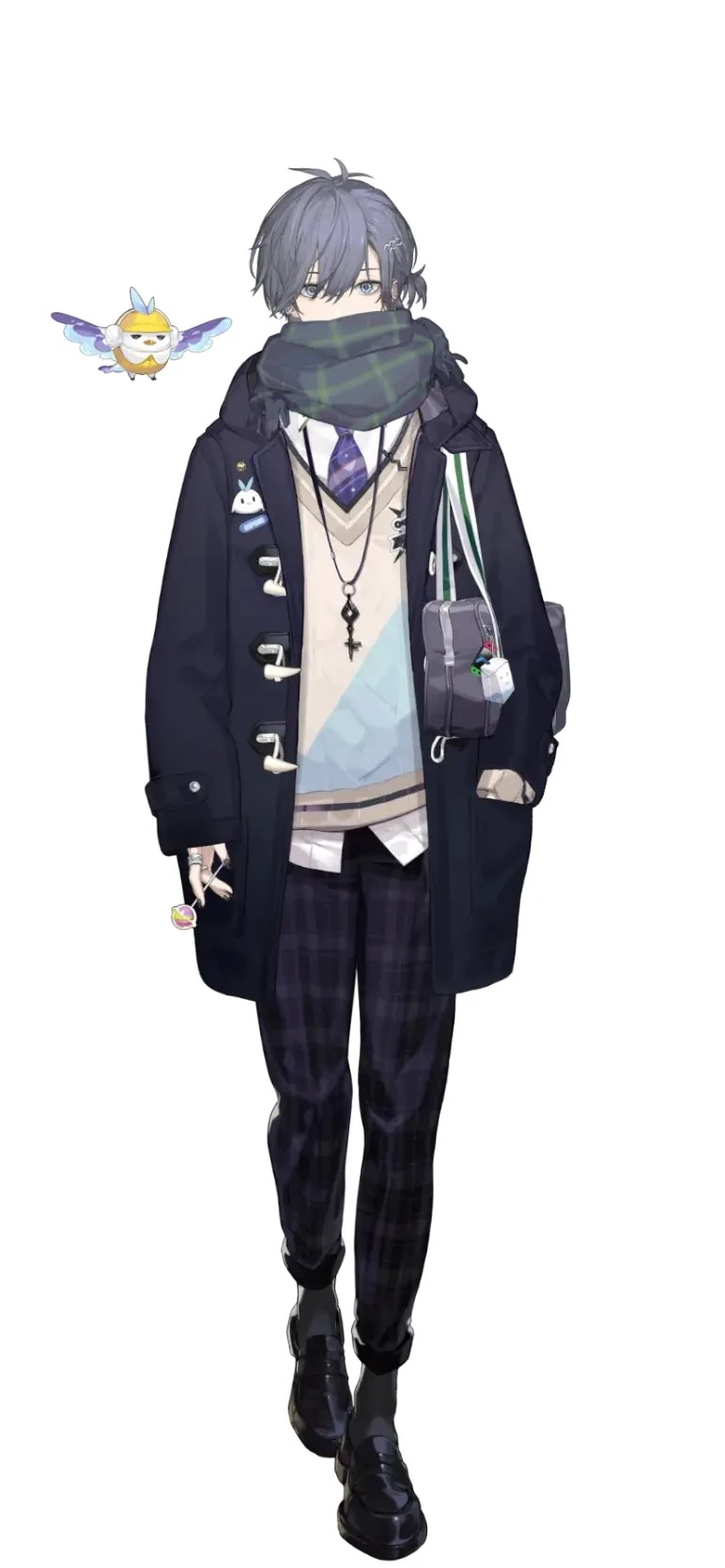 School Uniform With Scarf