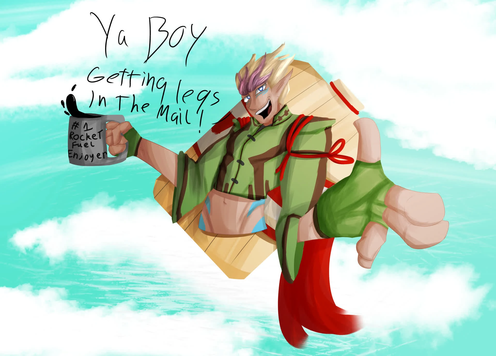 Fanart by narwhallbean