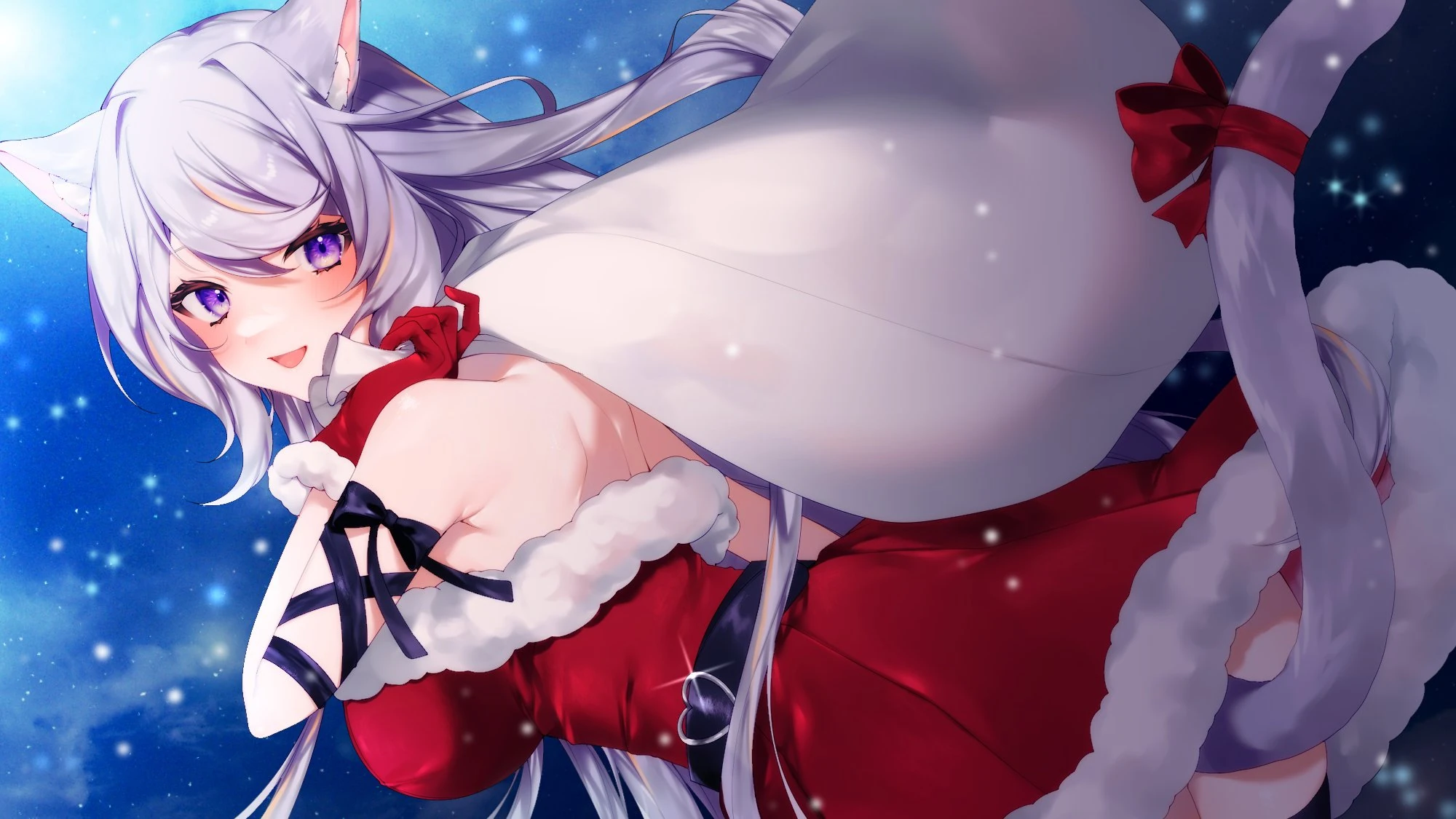 Christmas Kitty by hk45_x