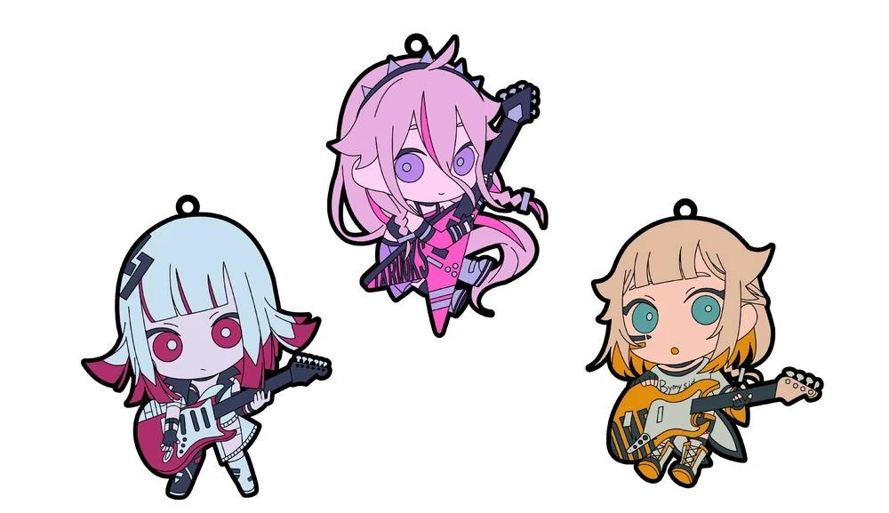 HIPPI and fellow ARIA Sisters Rubber Keychains