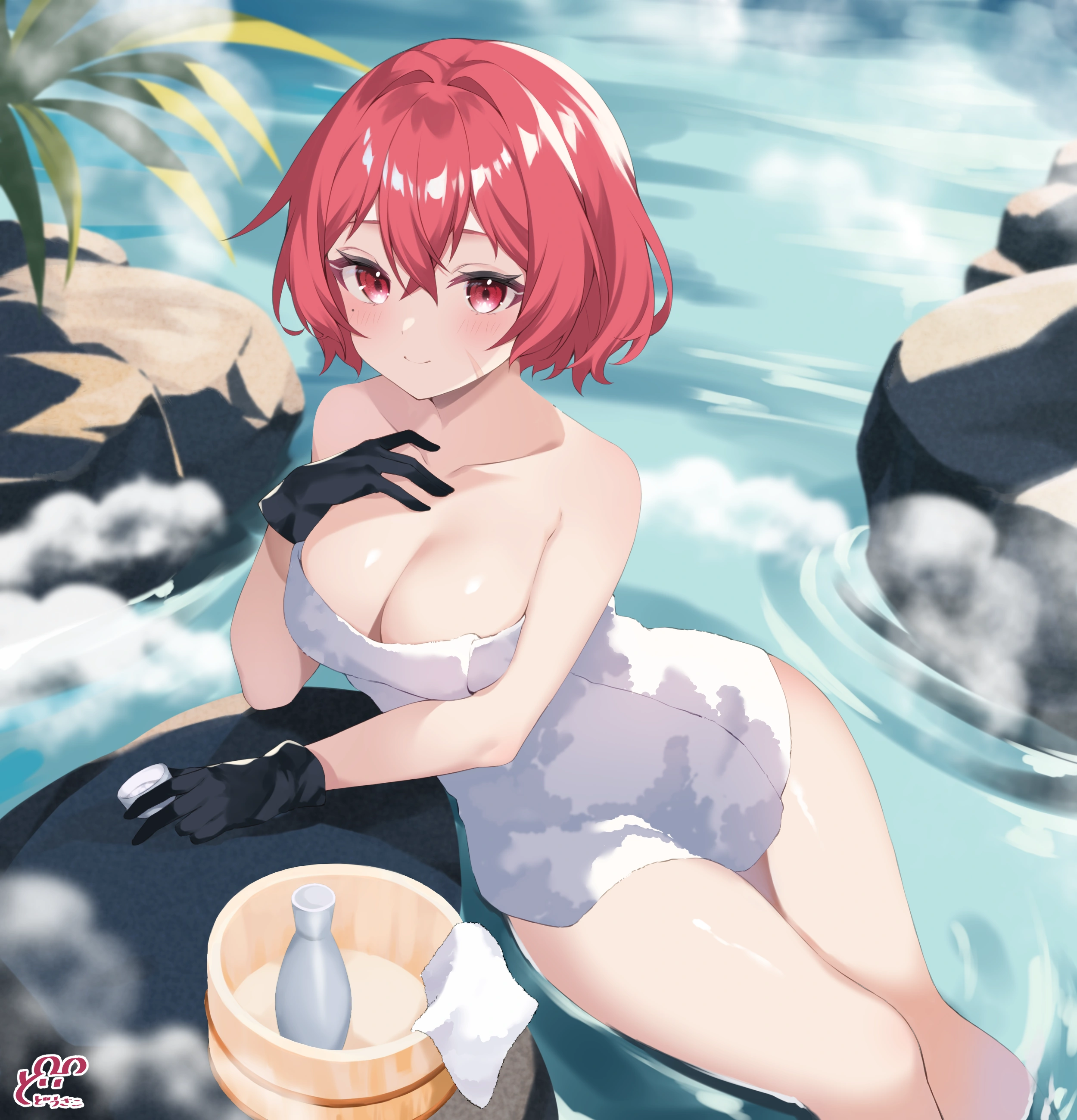 Original illustration by @genshin_ddkdk (short hair)