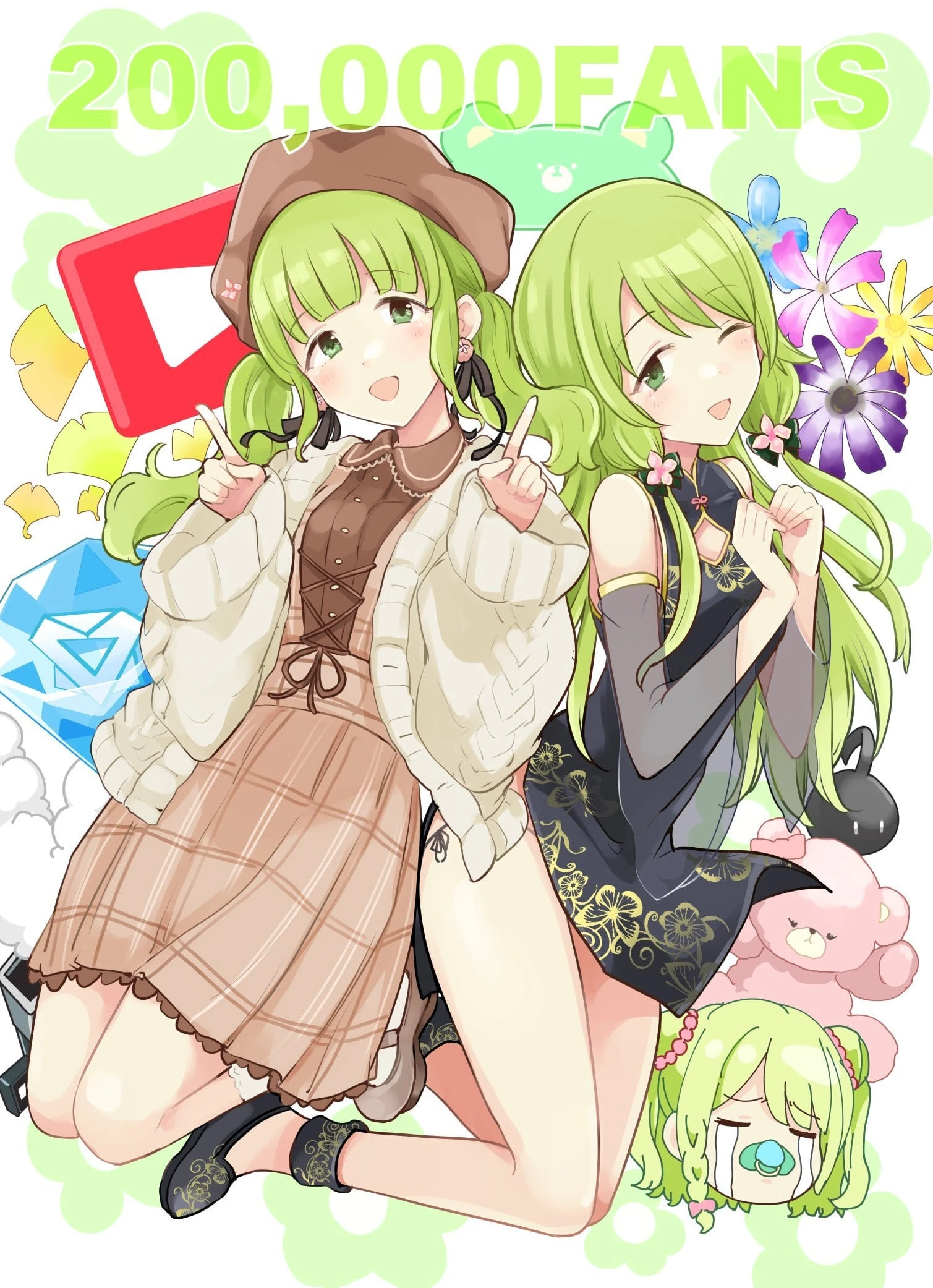 200,000 Subscribers Illustration<br>by Morina