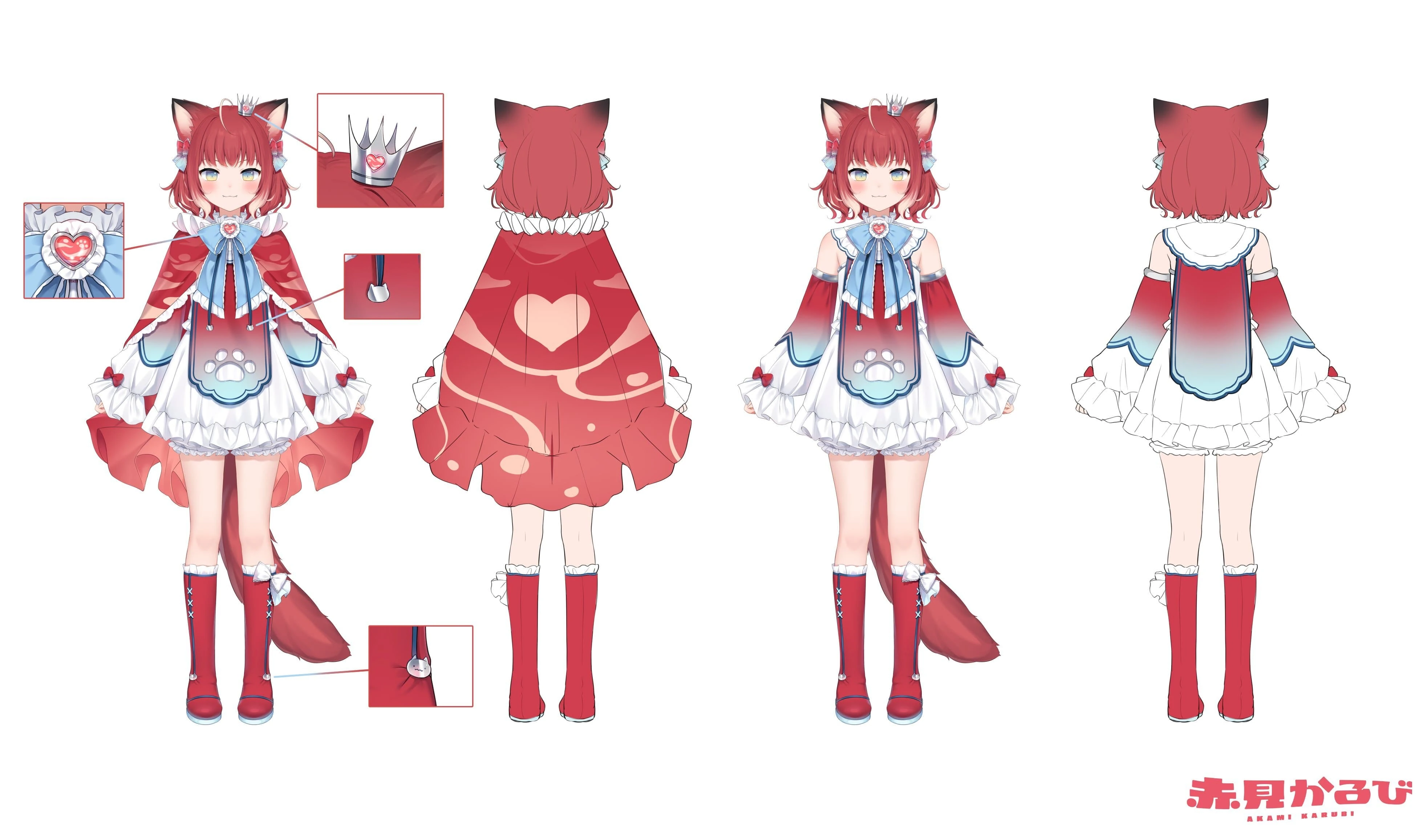 Second Costume Reference Sheet