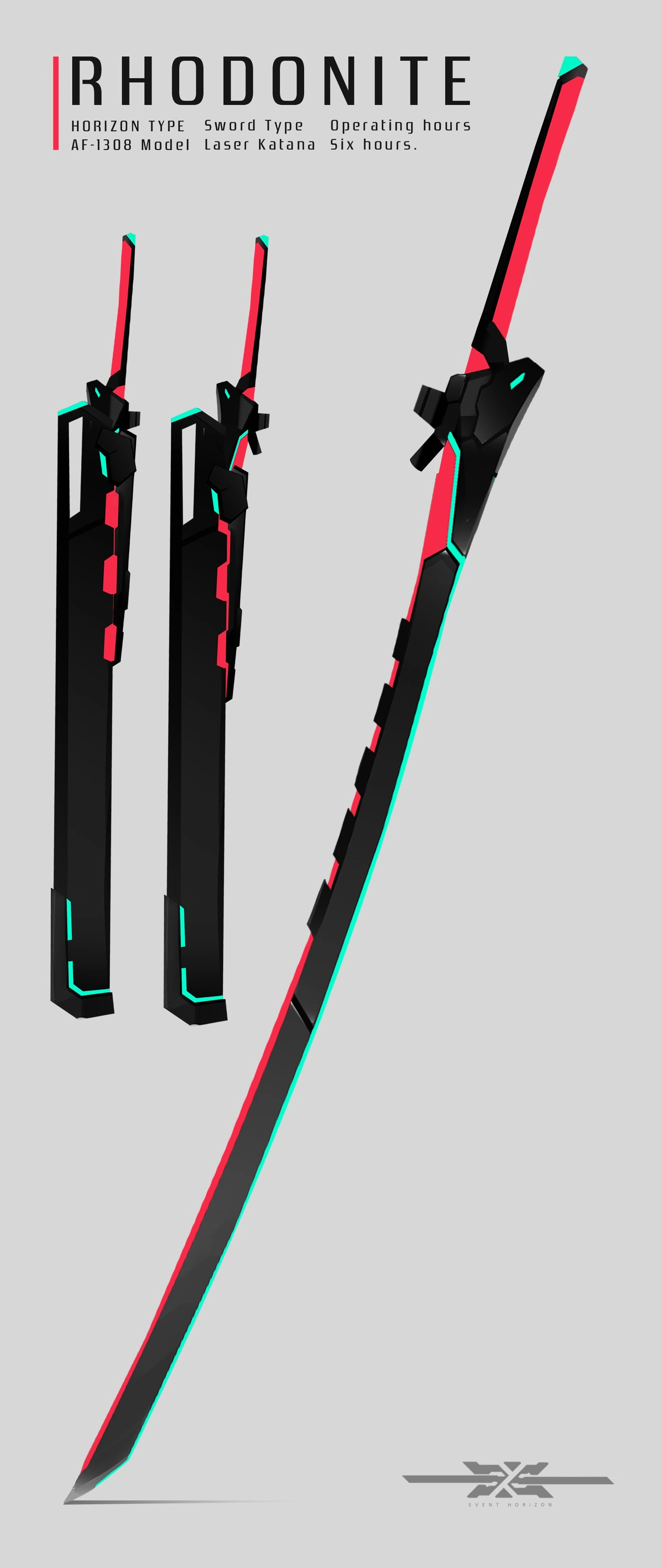 Rhodonite sword concept art by Echanis_Enicha