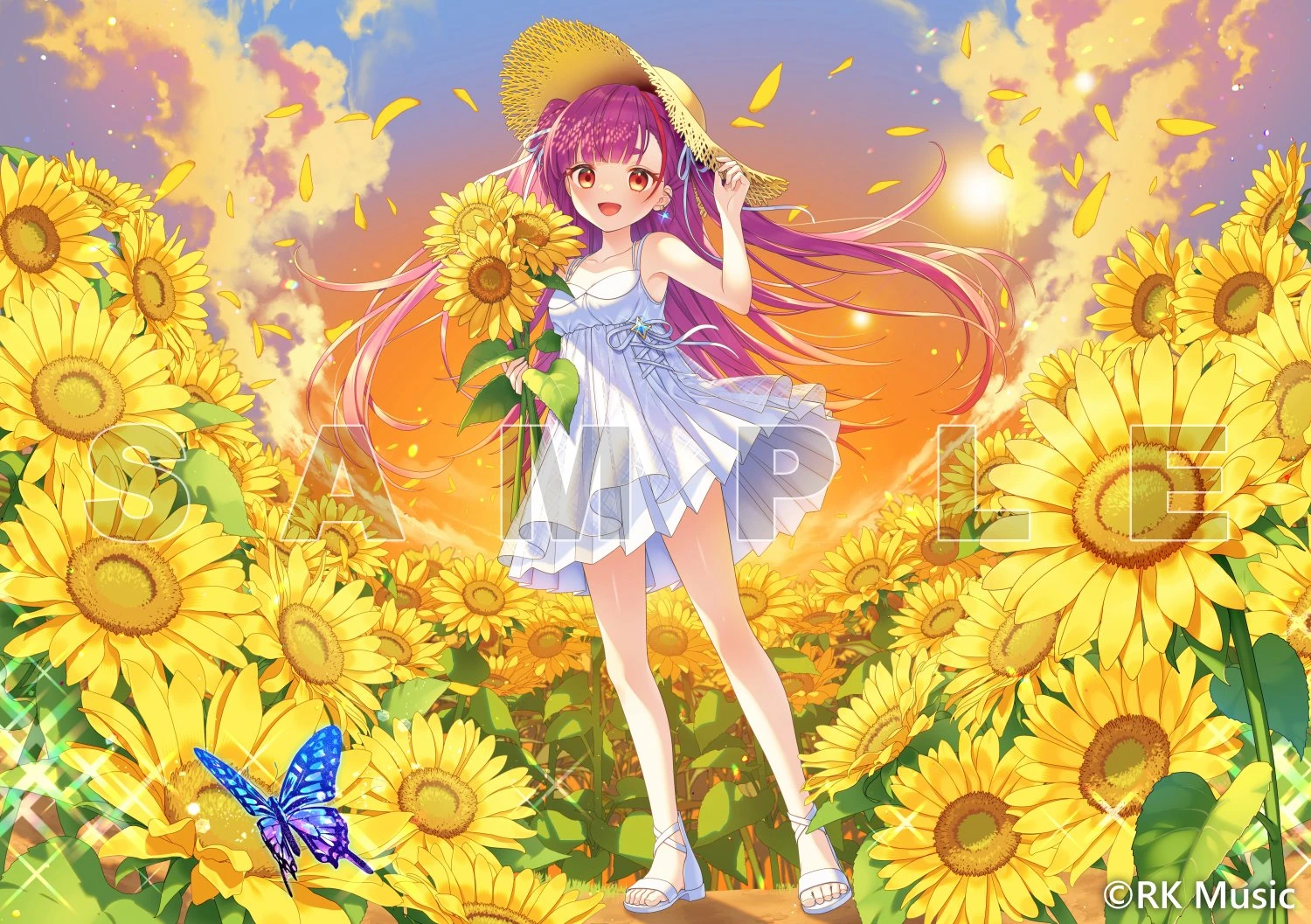 Summer Goods 2025 Acrylic Diorama and Postcard by Yuzuki Mise