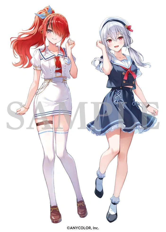 "Nijisanji Marine" Goods Illustration by Nakamura
