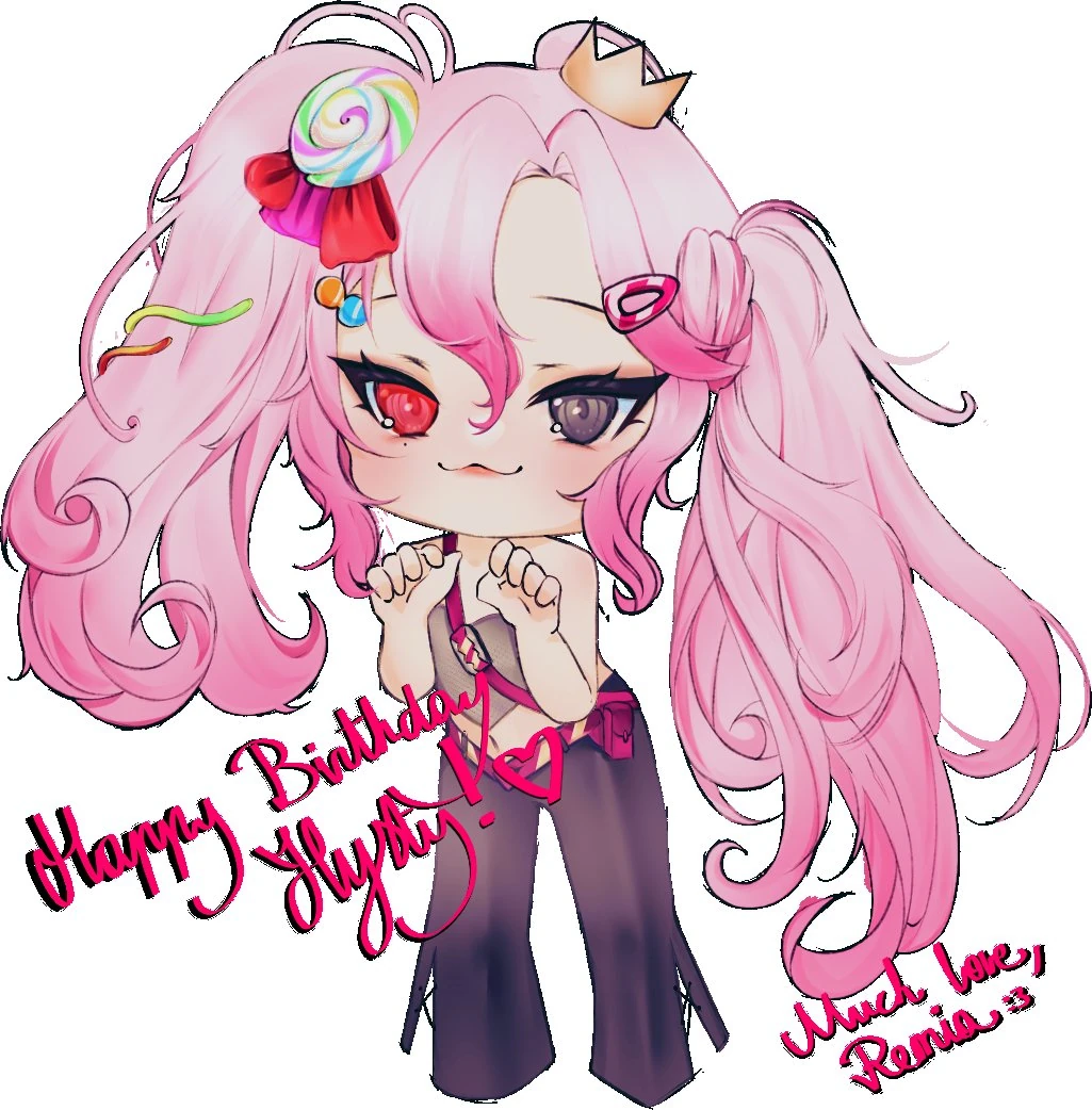 Birthday art created by Remia