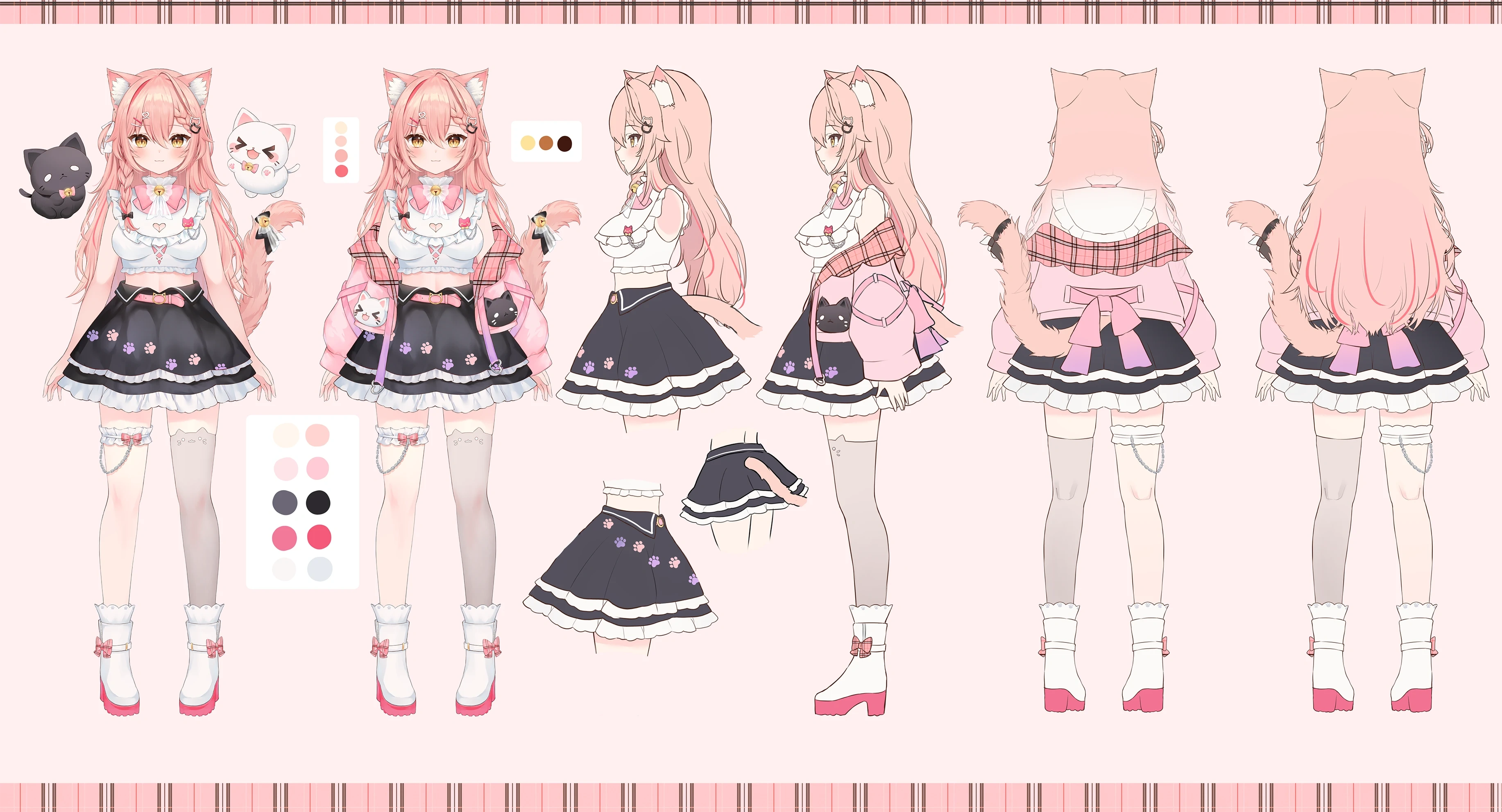 Live2D 2.0 Reference Sheet by Rucaco