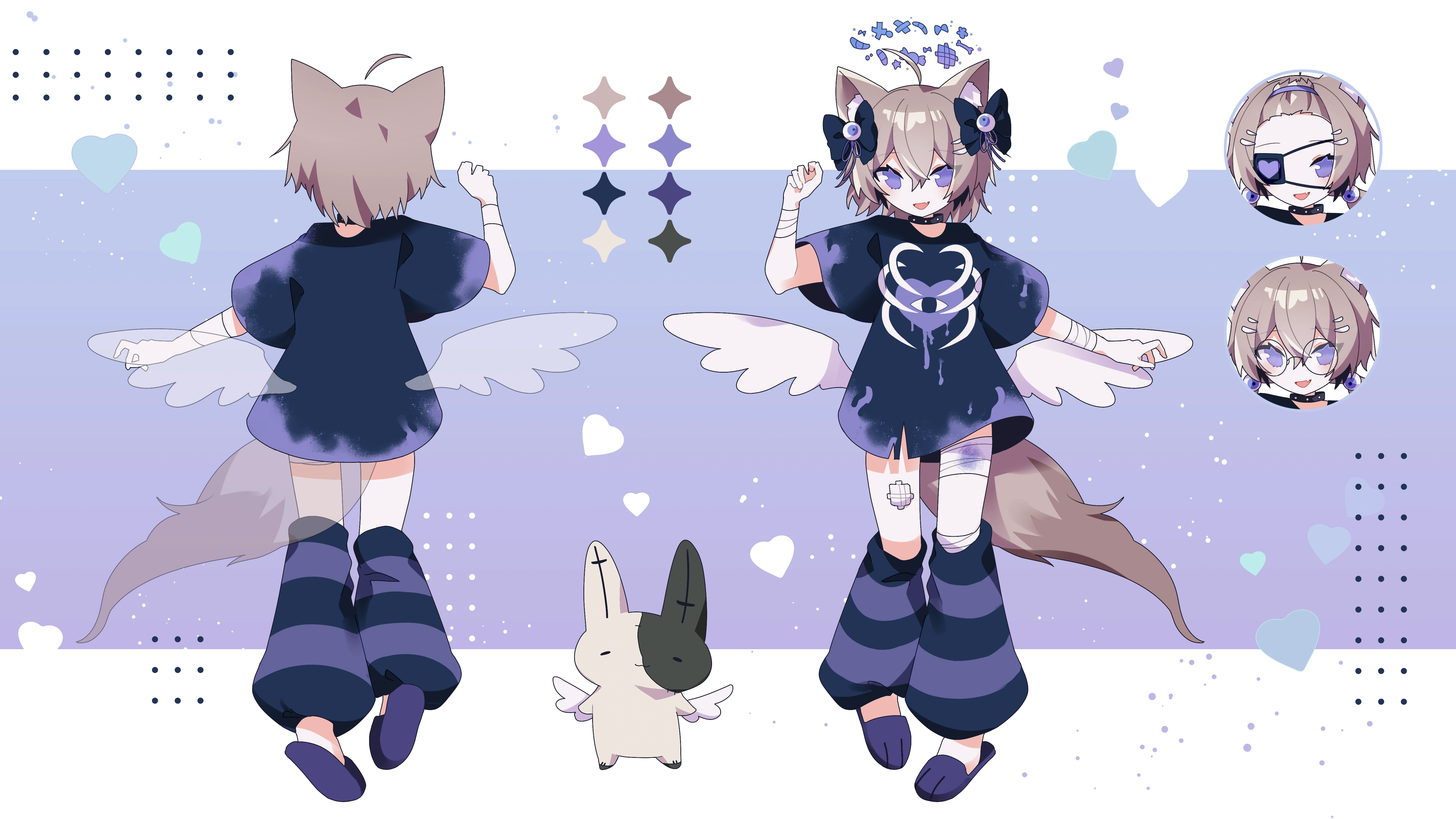 Character reference sheet 1 by mrmcypppi