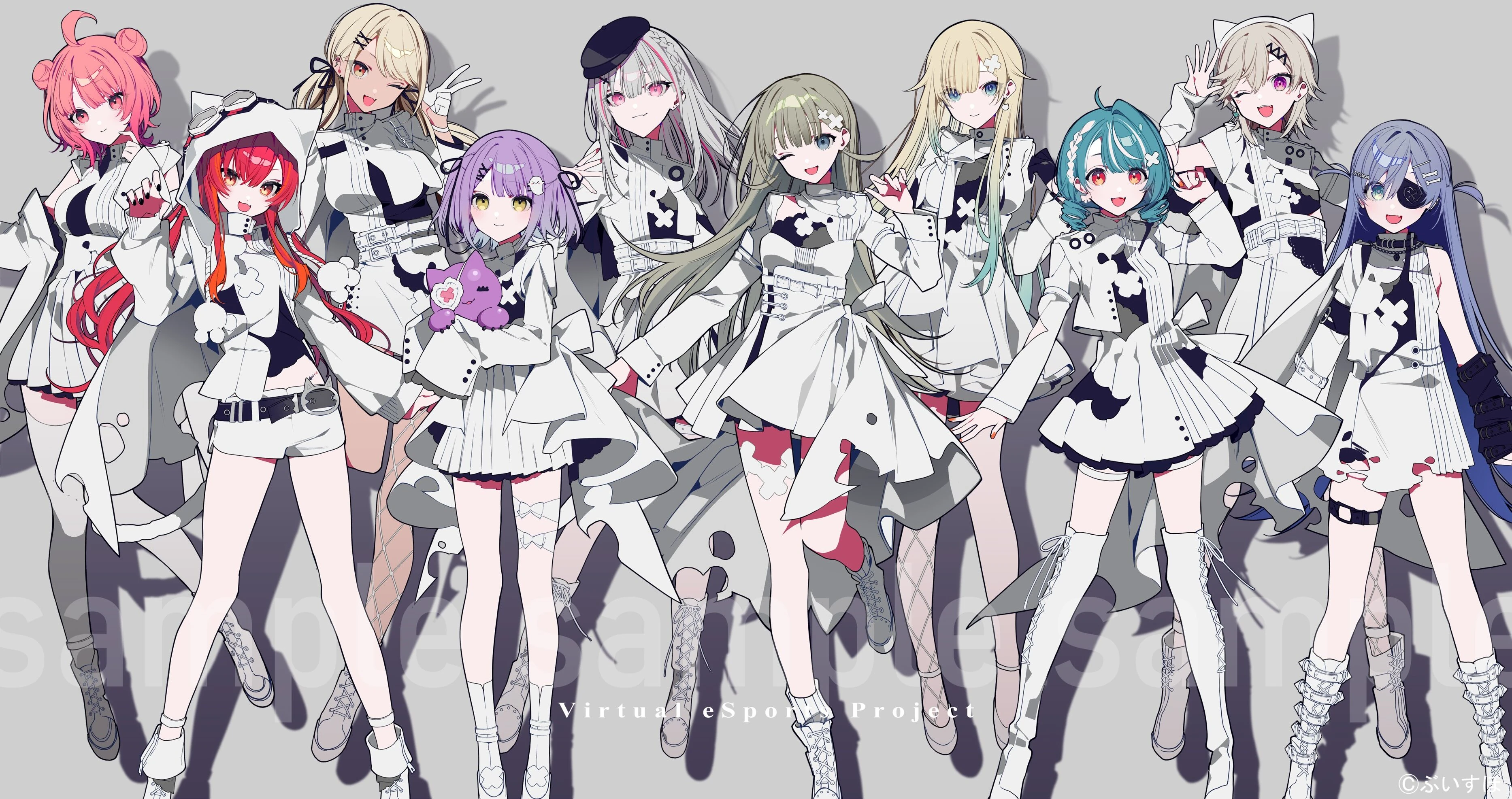 SHIBUYA TSUTAYA x VSPO! Illustration<br>by [https://x.com/key_999/status/1742470139592032260 Kei Mochizuki]