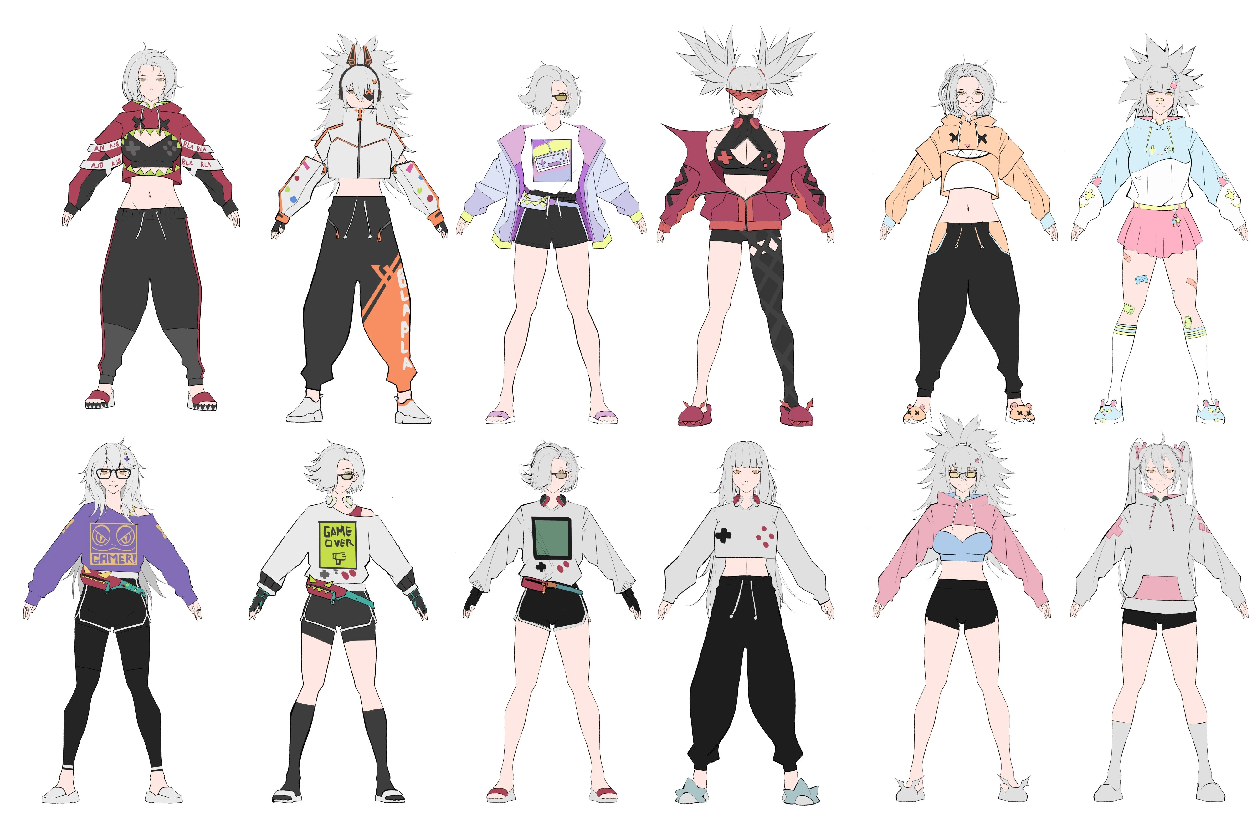 More concept art for MMO Zentreya's design by KuroiEnpitsu
