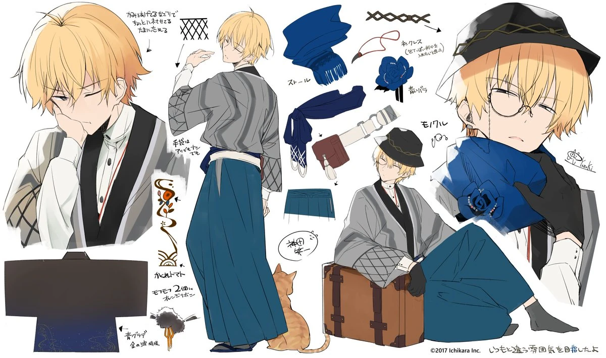 Japanese Spring Clothes Reference Sheet<br>by Yuzuki