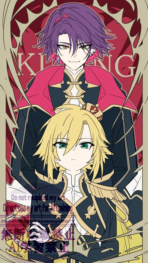 Kou and Hiba NIJIFes 2024 Illustration<br>by Ninahachi