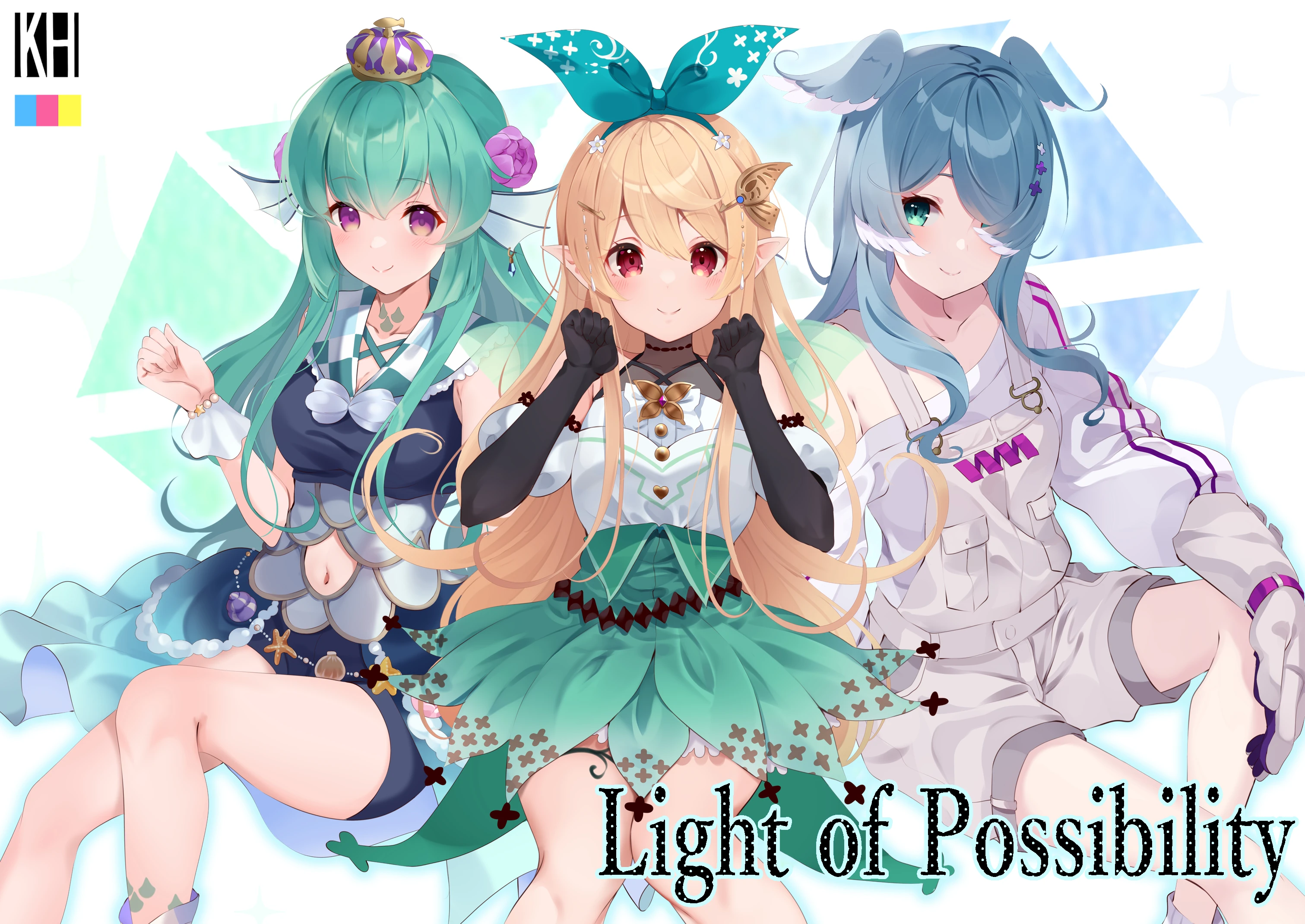 Light of Possibility Artbook Cover Illustration<br>by Kunjou Itiso