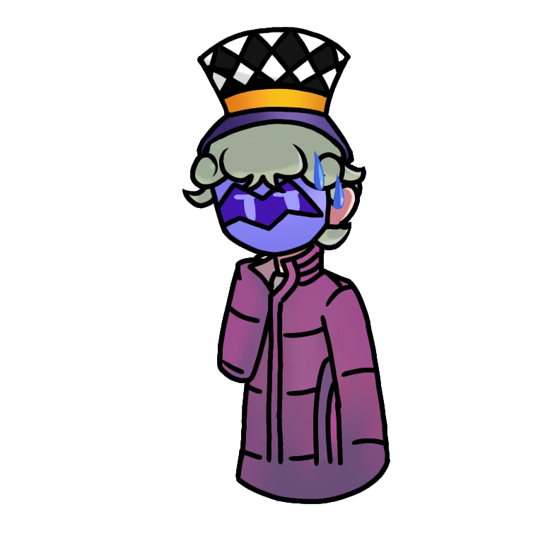 Mast3r Zak worried/embarrassed