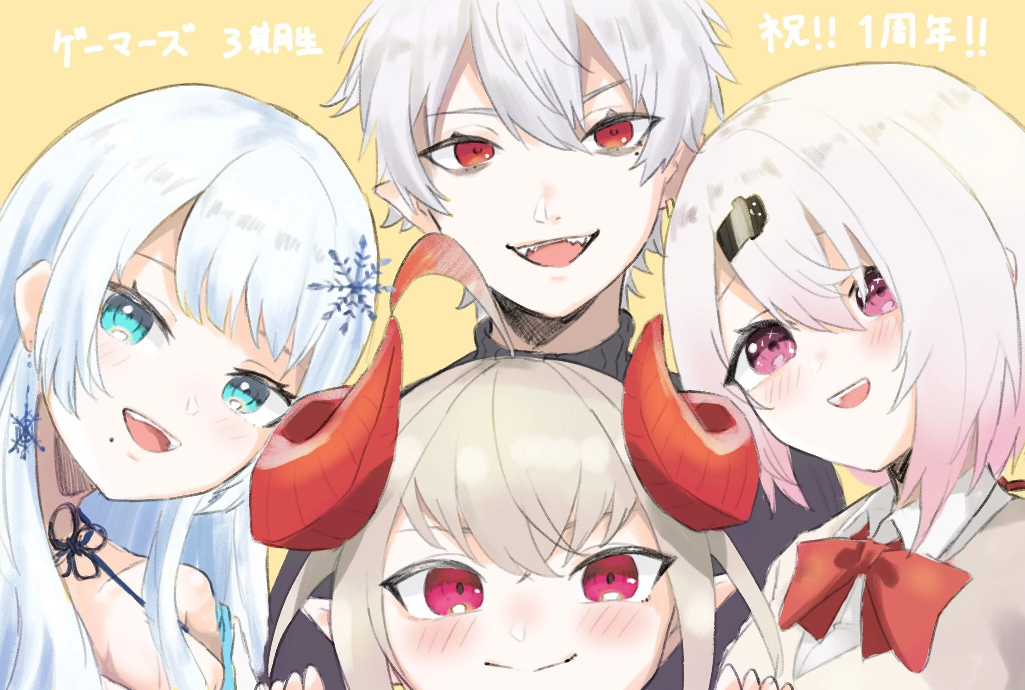NIJISANJI Gamers Third Batch 1st Anniversary Illustration<br>by Soranaki
