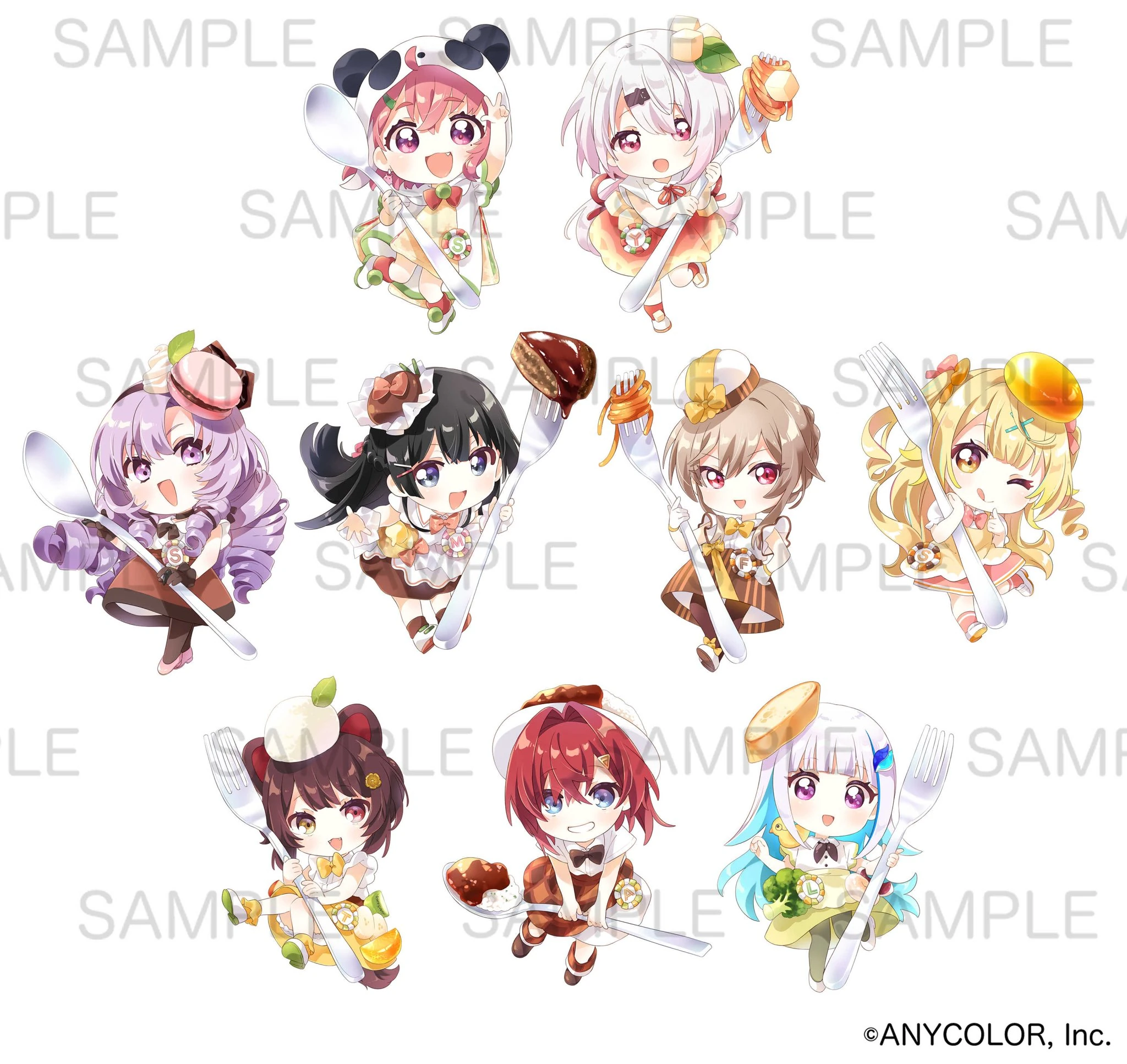 NIJISANJI x Coco's SD Illustrations<br>by Namori