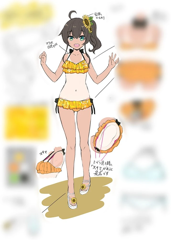 3D Swimsuit Concept Illustration<br>by Minamura Haruki