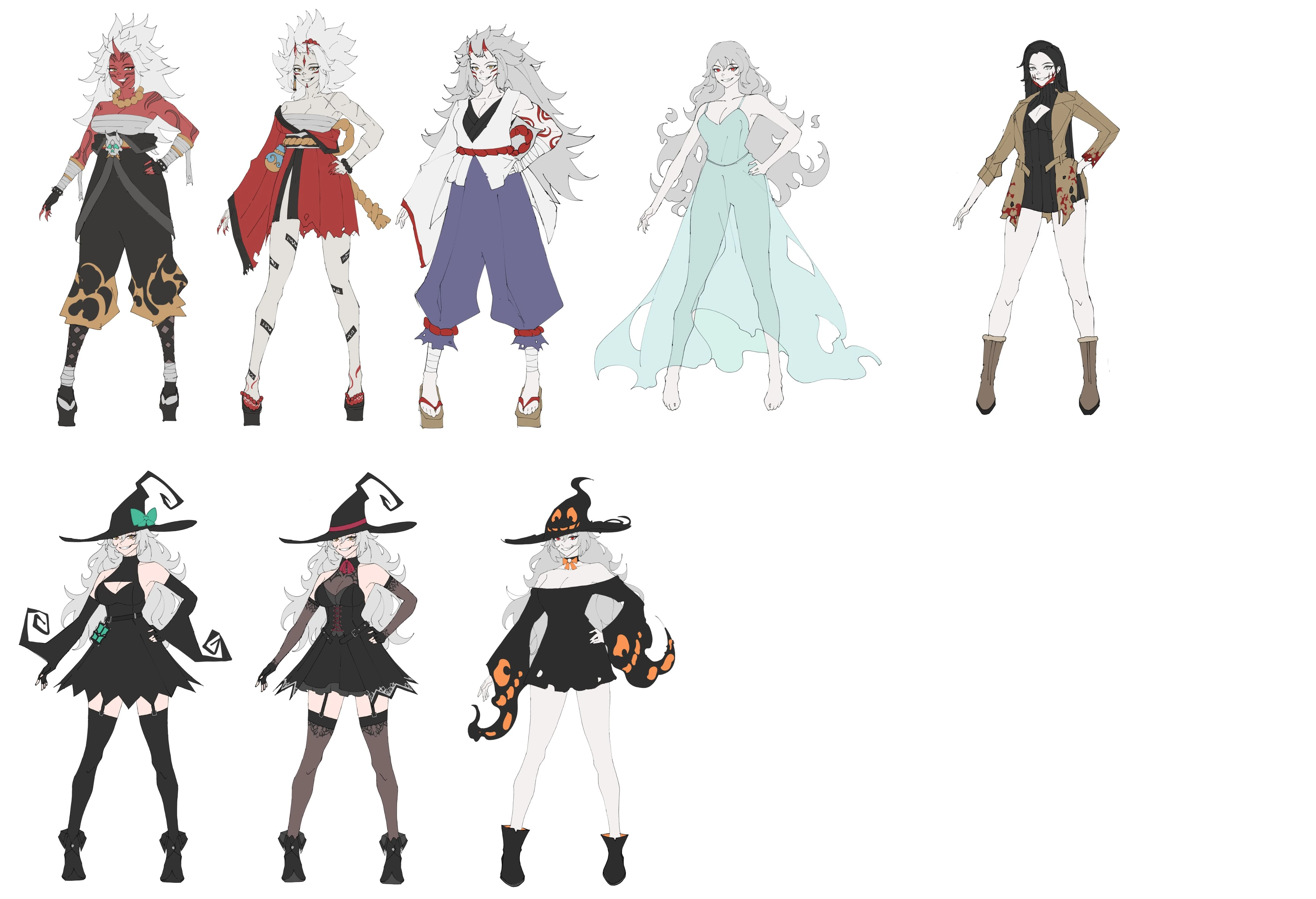 Halloween 2024 Scrapped Ideas #2 by KuroiEnpitsu