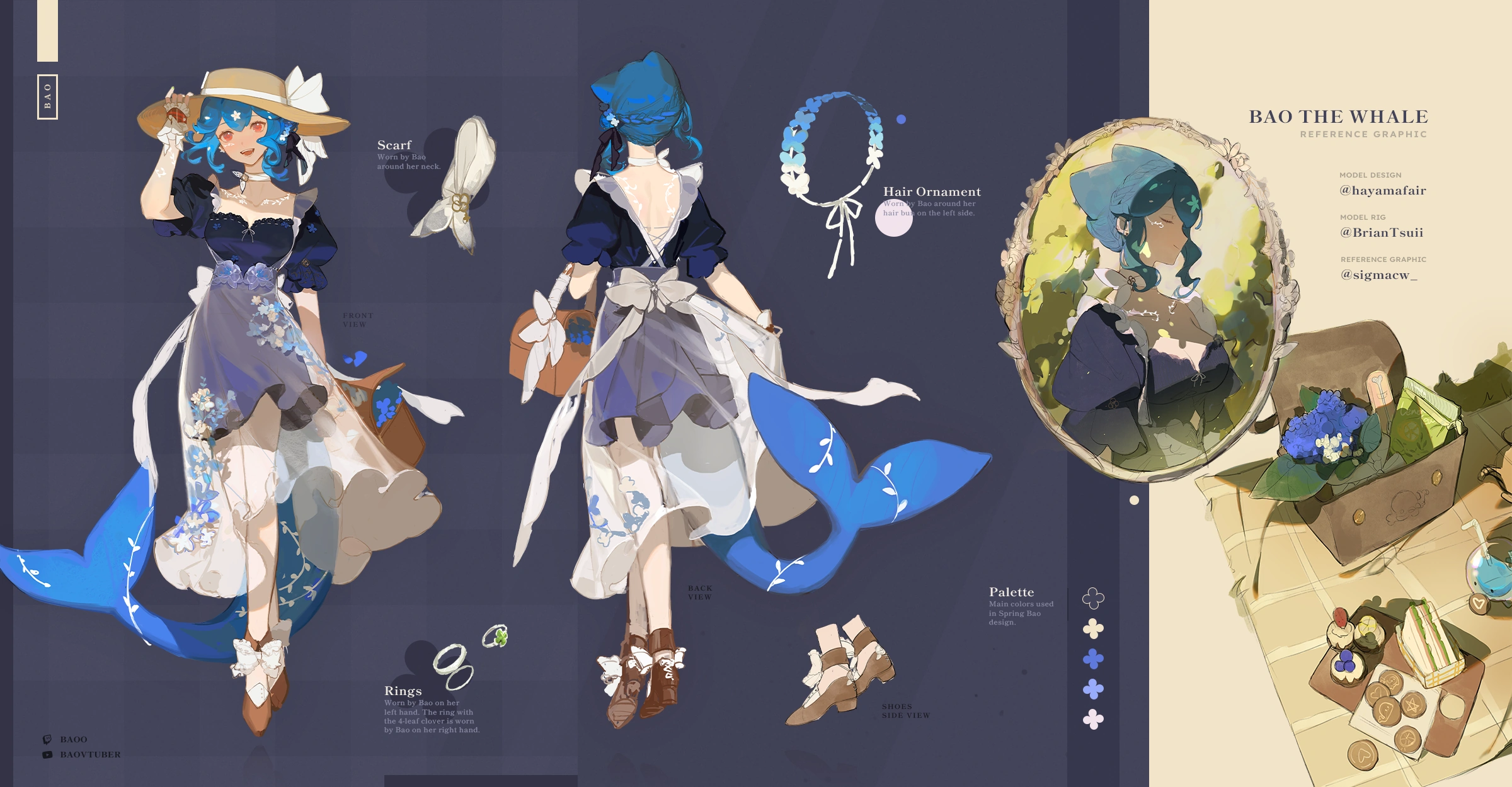 Spring Bao Model Reference Sheet