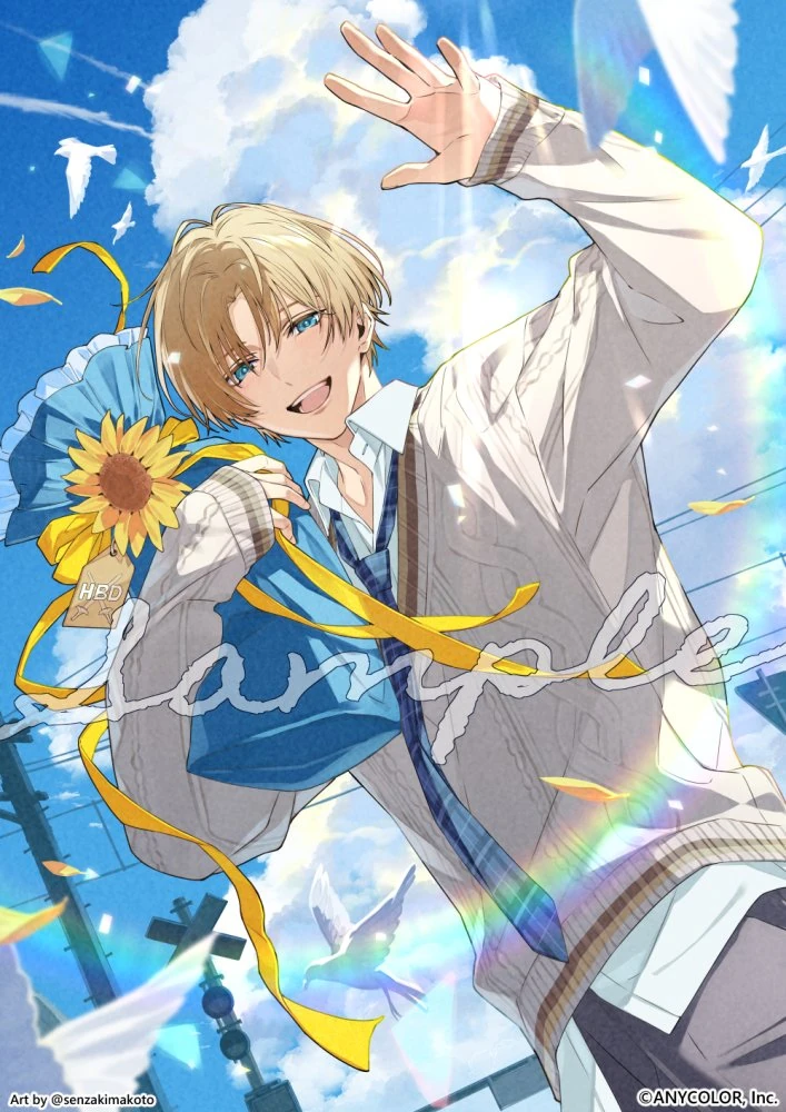 2025 Birthday Goods & Voice Illustration<br>by Senzaki Makoto