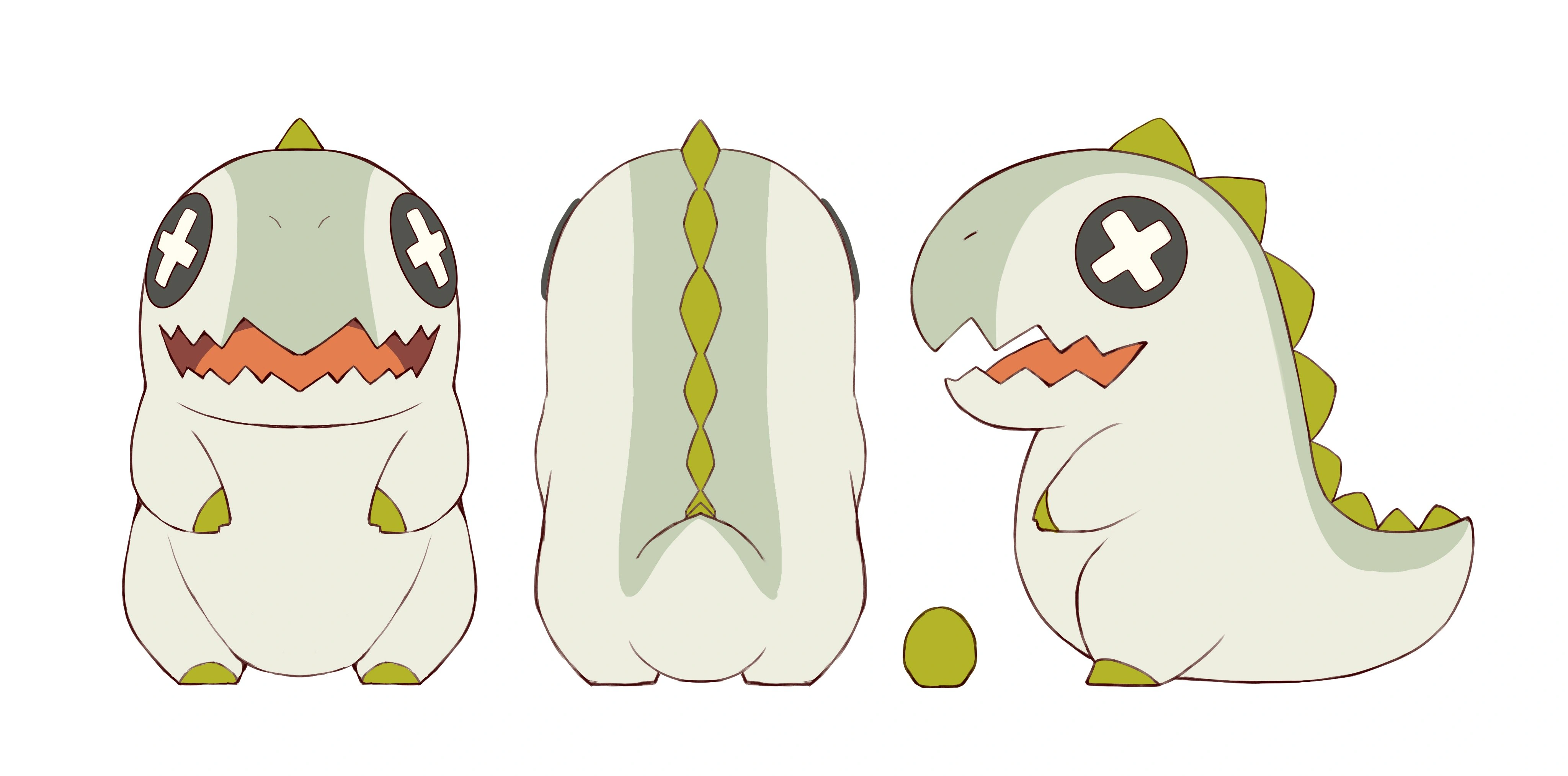 Dino Plushie Reference Sheet