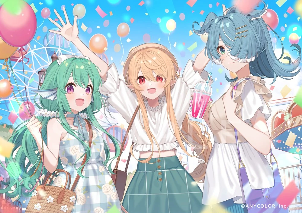 Summer Vacation Voice 2022 illustration<br>by chiri