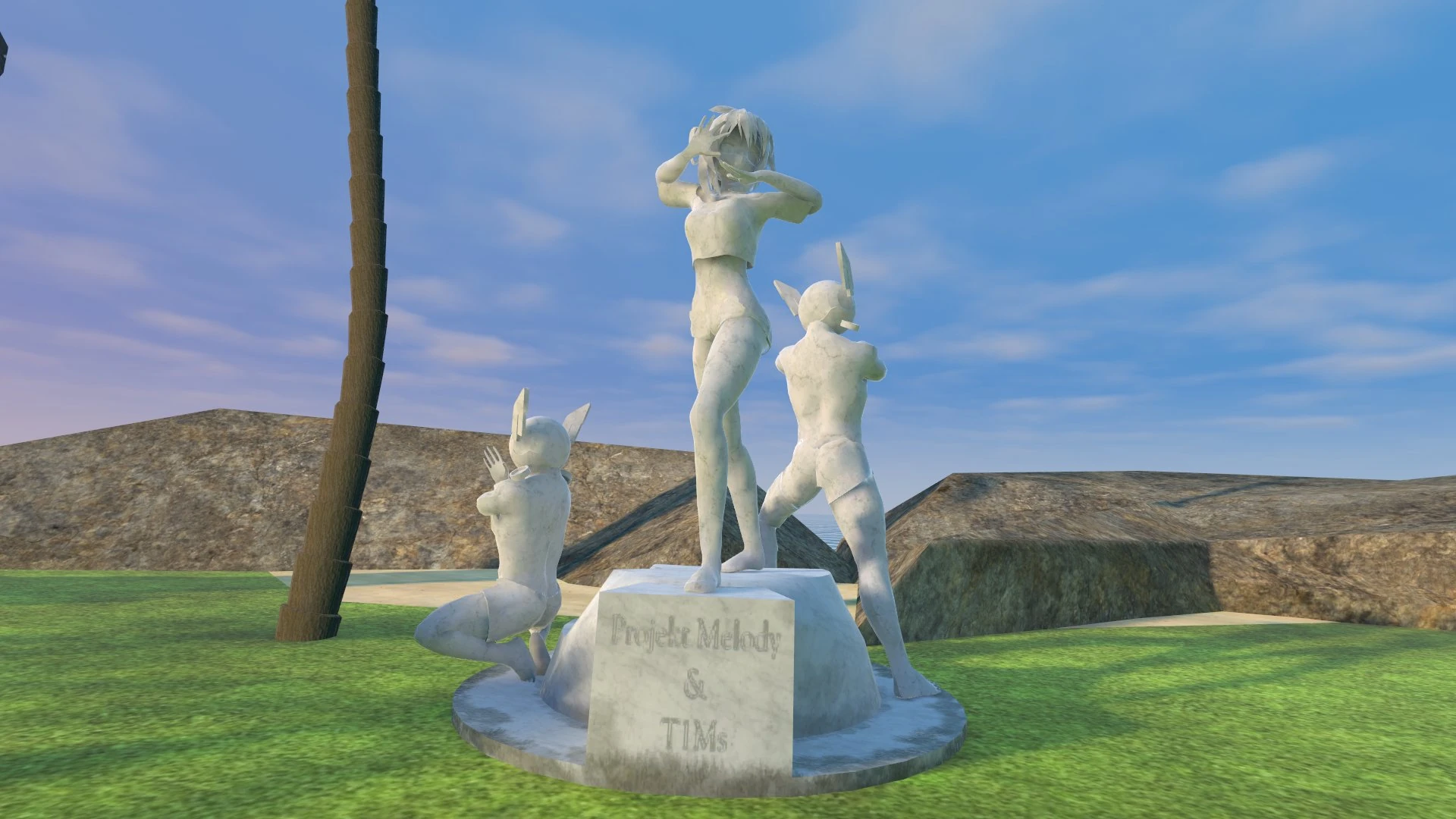 Melody VR statue