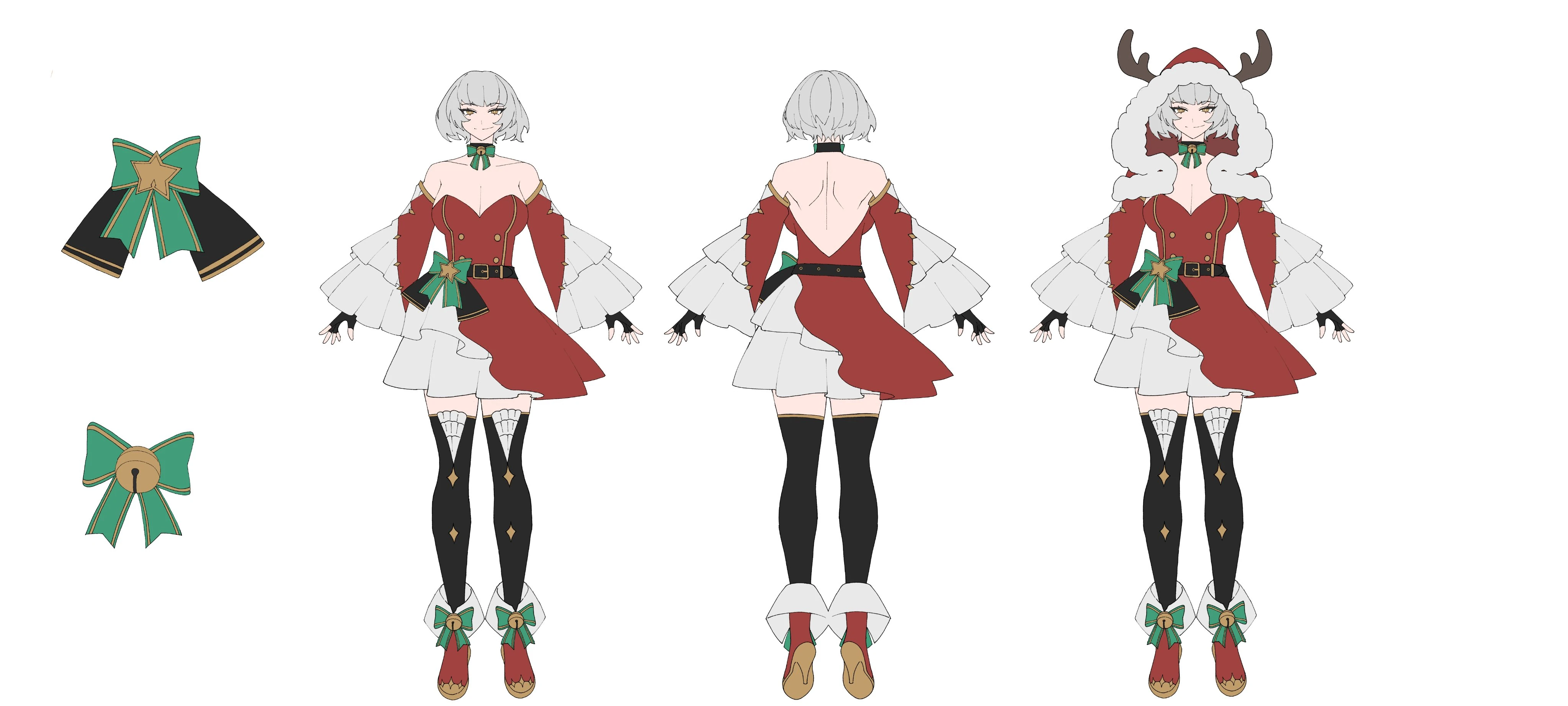 Zentreua Christmas Cyber 2024 concept by KuroiEnpitsu