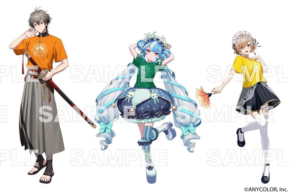 NijiFes 2025 Shirt Illustration by woonak