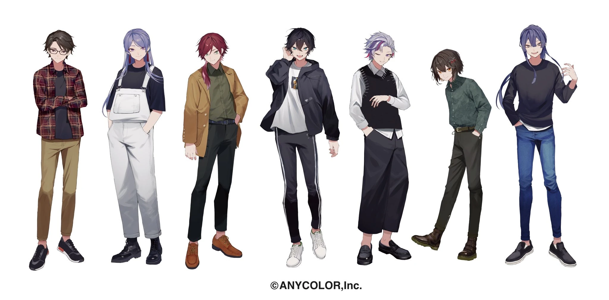 Male Livers' casual clothes for NIJISANJI Archives 2021-2022<br>by sakusya2