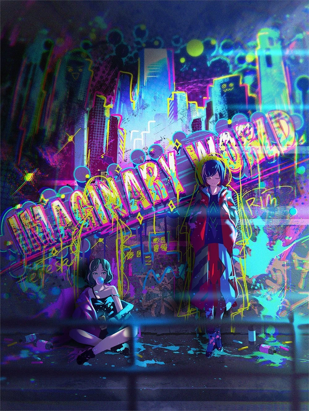 TWO-MAN LIVE「IMAGINARY WORLD」Illustration<br>by BerryVerrine