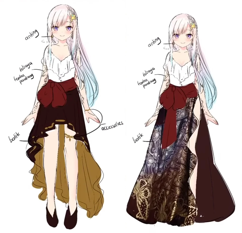 Second Costume Concept Illustration