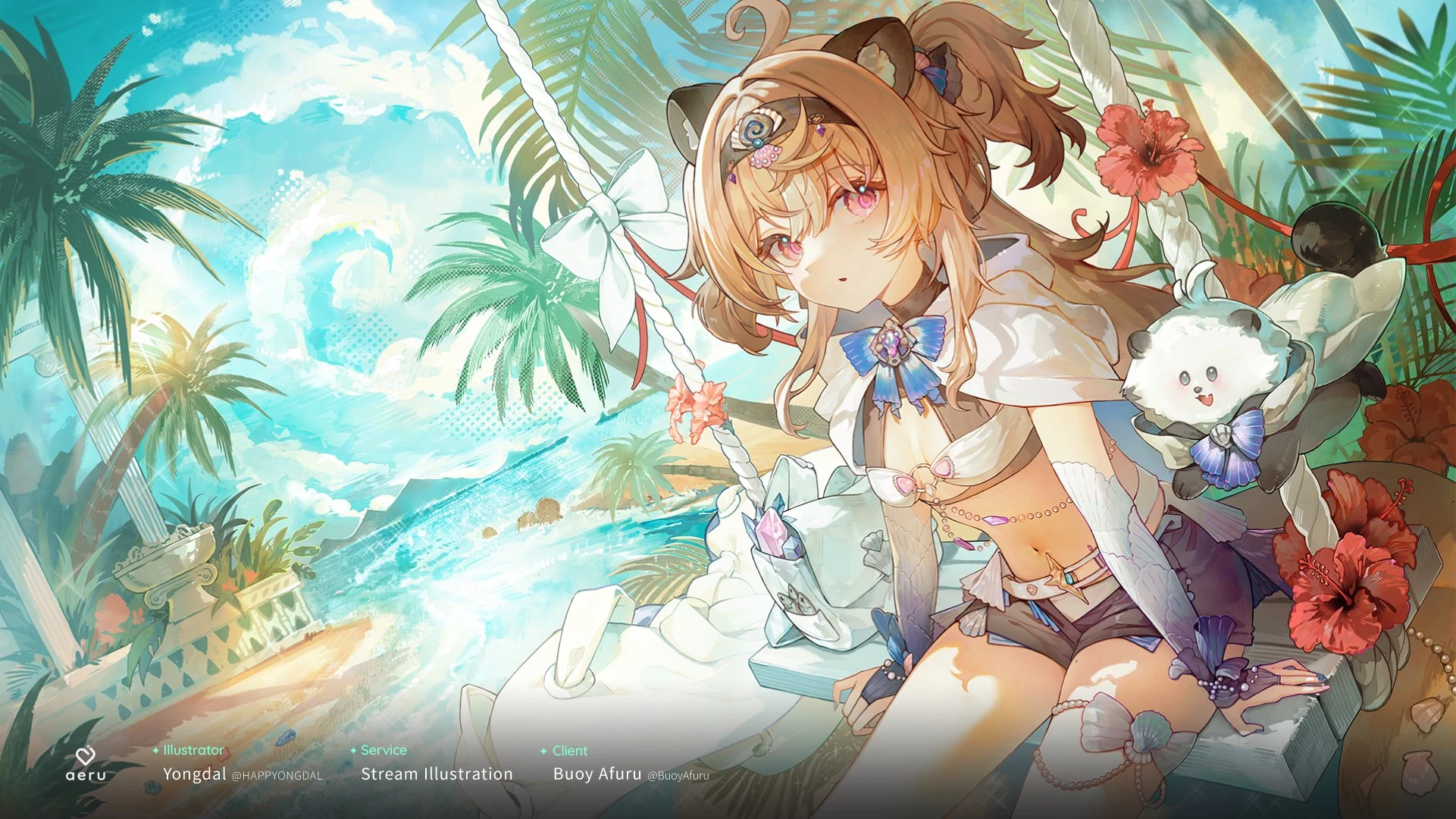 2.0 Intro/End Card Illustration<br>by YONGDAL