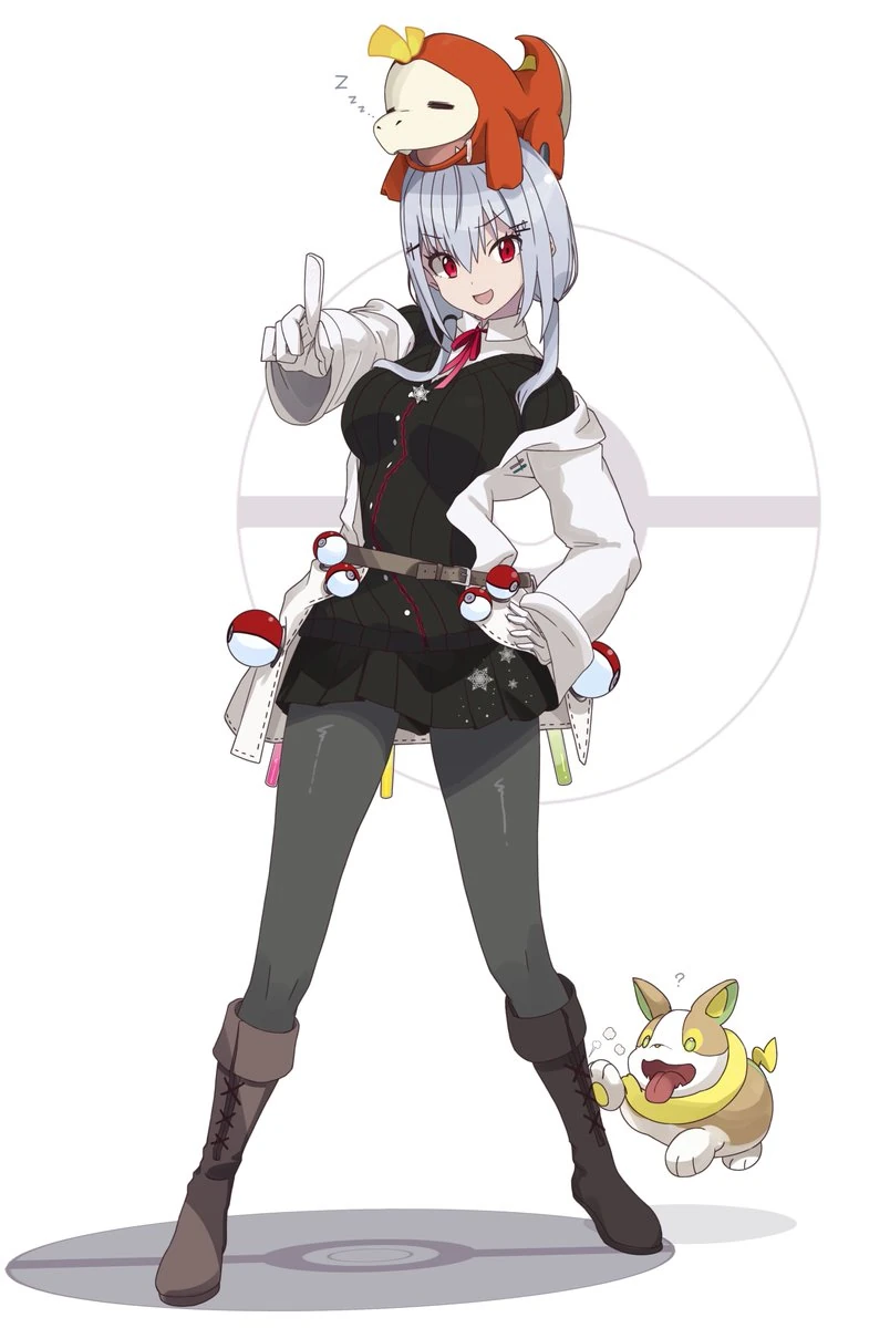 NIJISANJI Pokemon Gym Battle Illustration<br>by vane