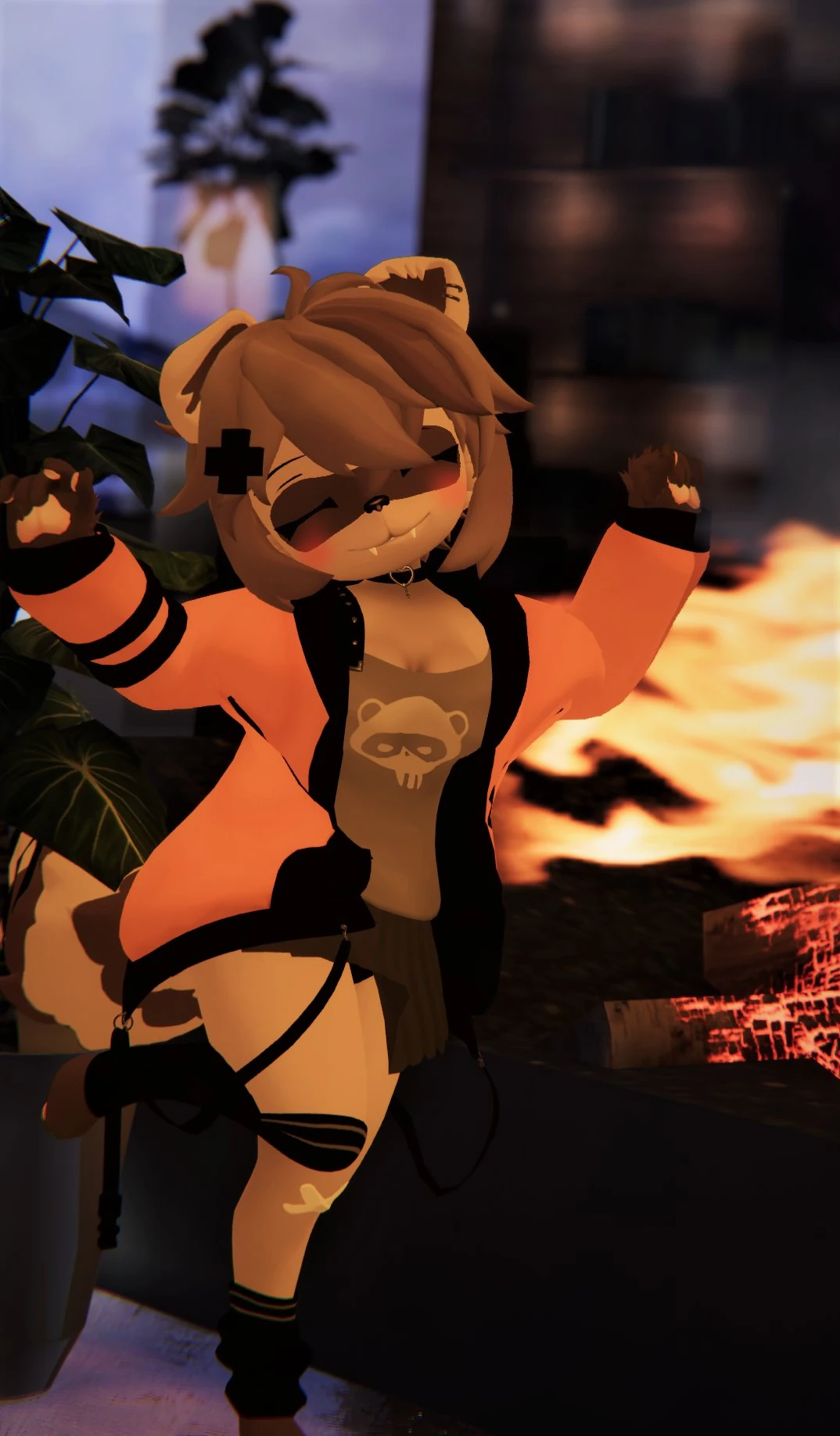 Nanachi Snuffy with orange jacket