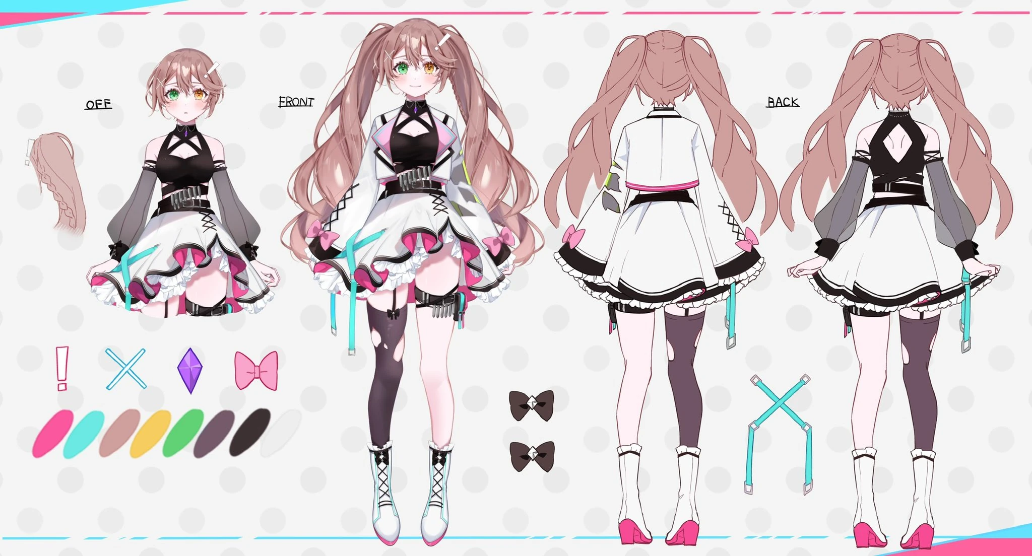 3rd 2D Costume Reference Sheet