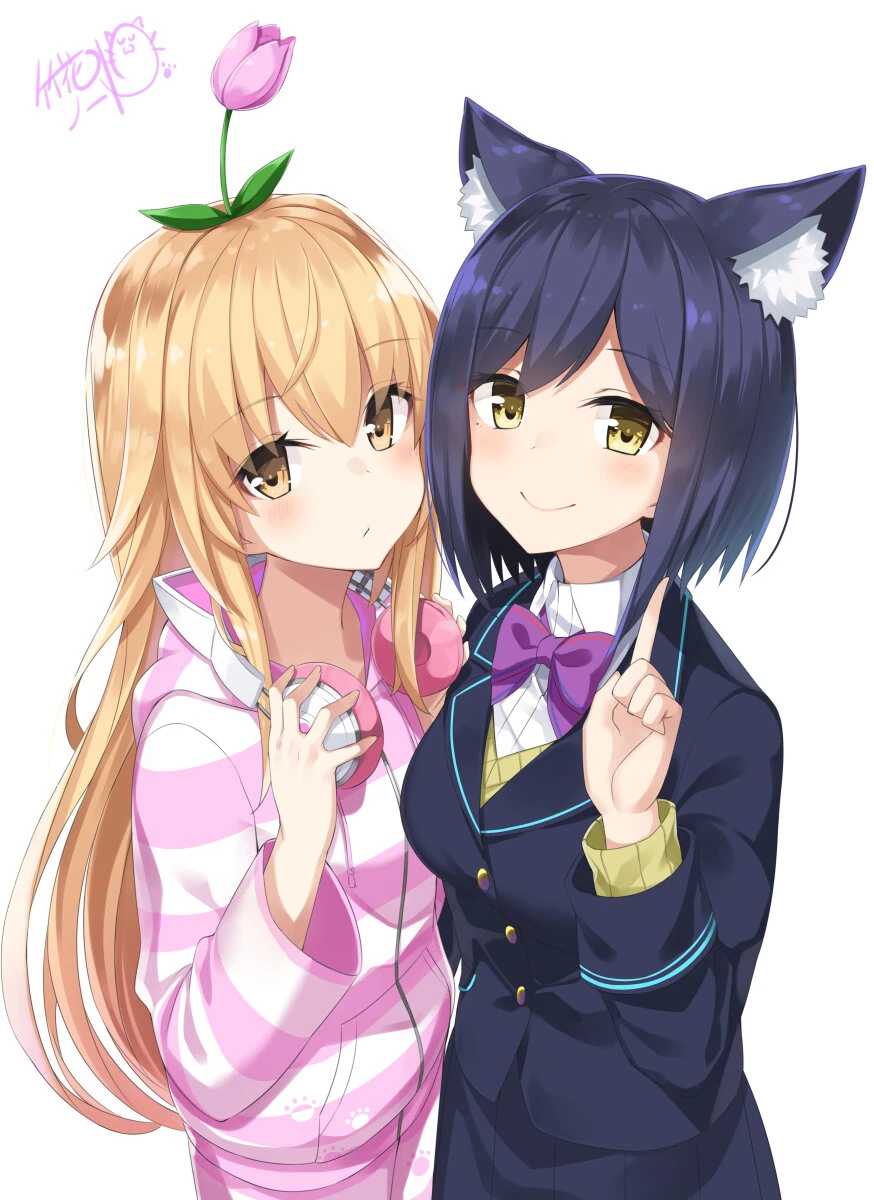 Shizuka Rin and Ienaga Mugi<br>by Takehana Note