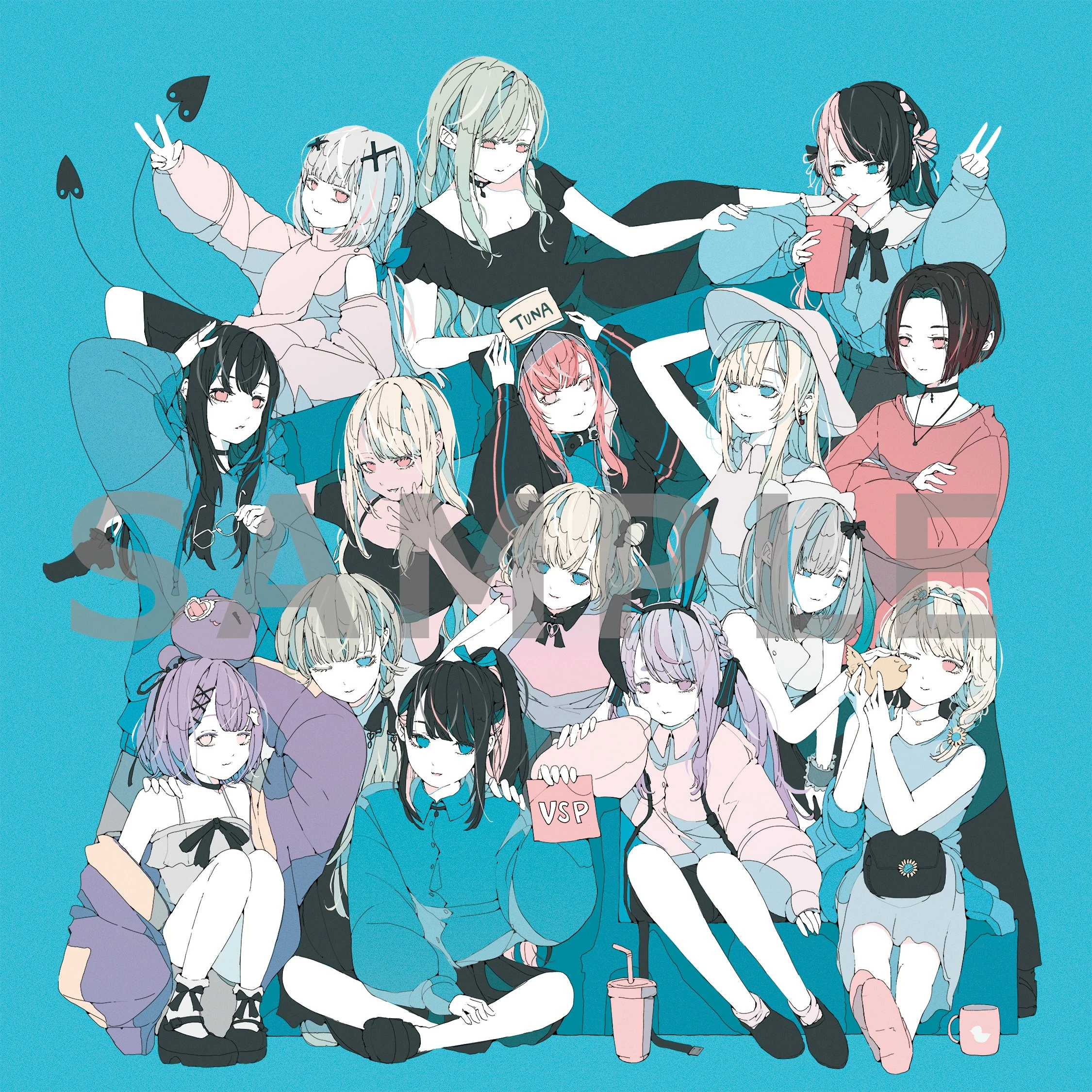 [https://twitter.com/Vspo77/status/1562734390601728001 VSPO! Members T-shirt] Illustration by [https://twitter.com/nocopyrightgirl/status/1562748482494304256 no copyright girl]