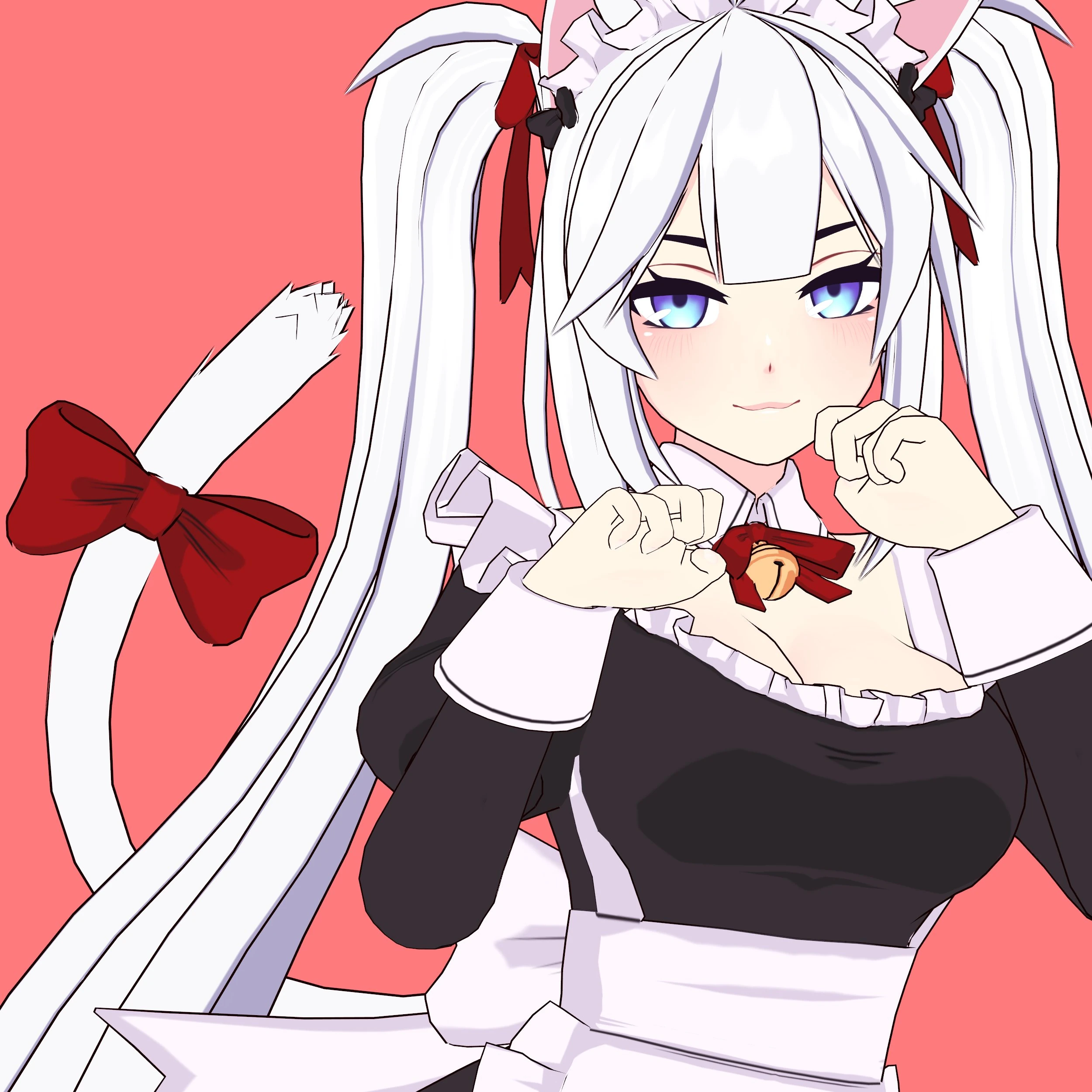 Veibae catgirl portrait by jjinomu