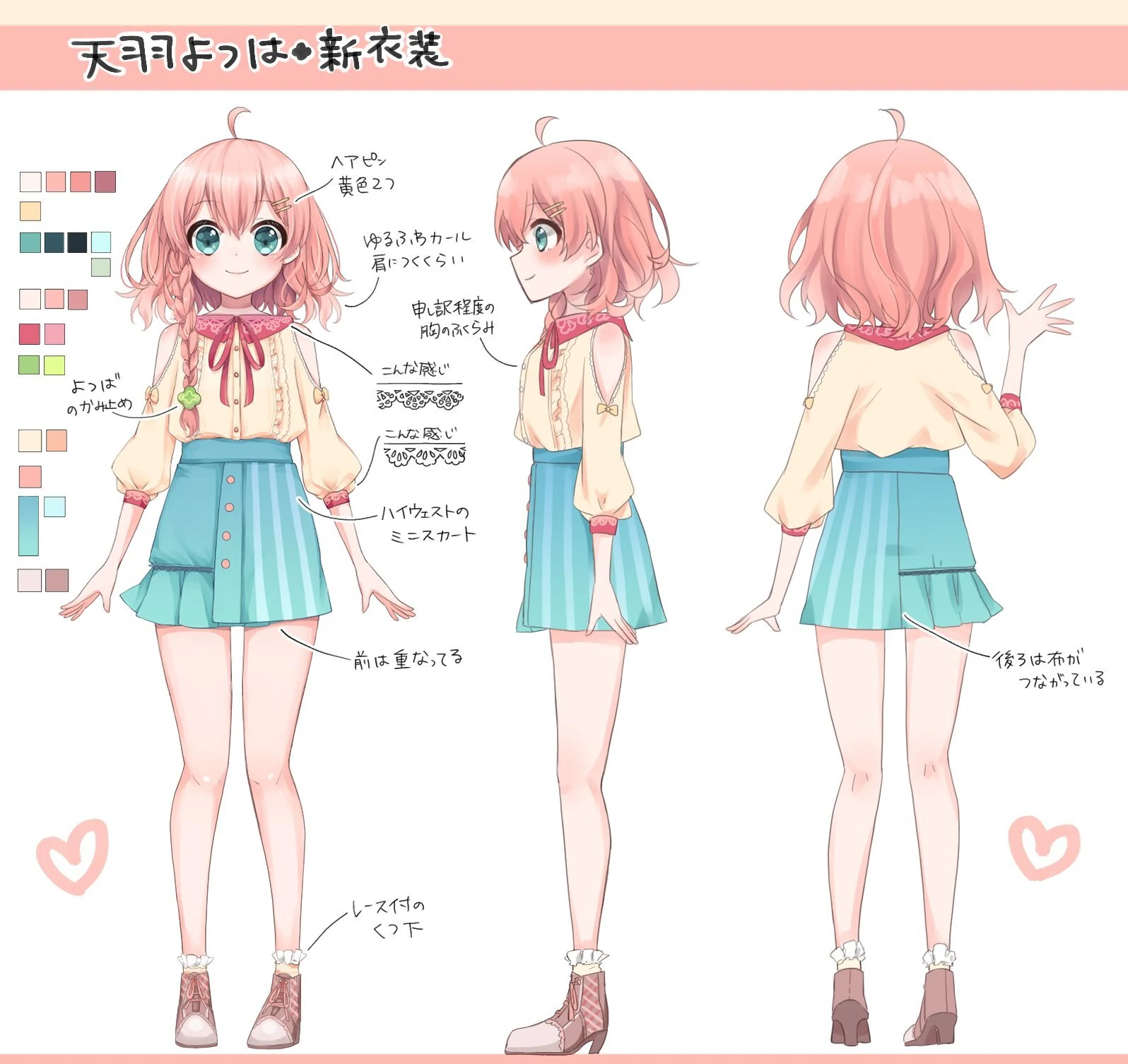 Third Model Reference Sheet