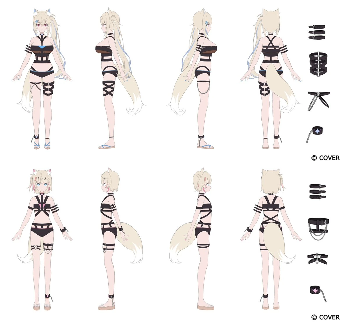 holonatsu Paradise Costume Reference Sheet
