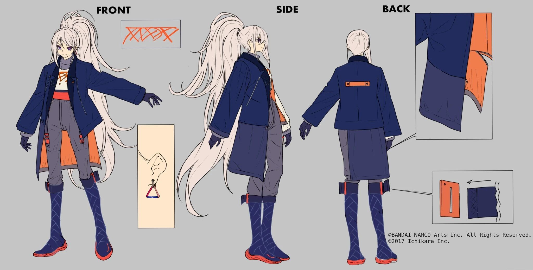 Lantis Costume Reference Sheet by Cogecha
