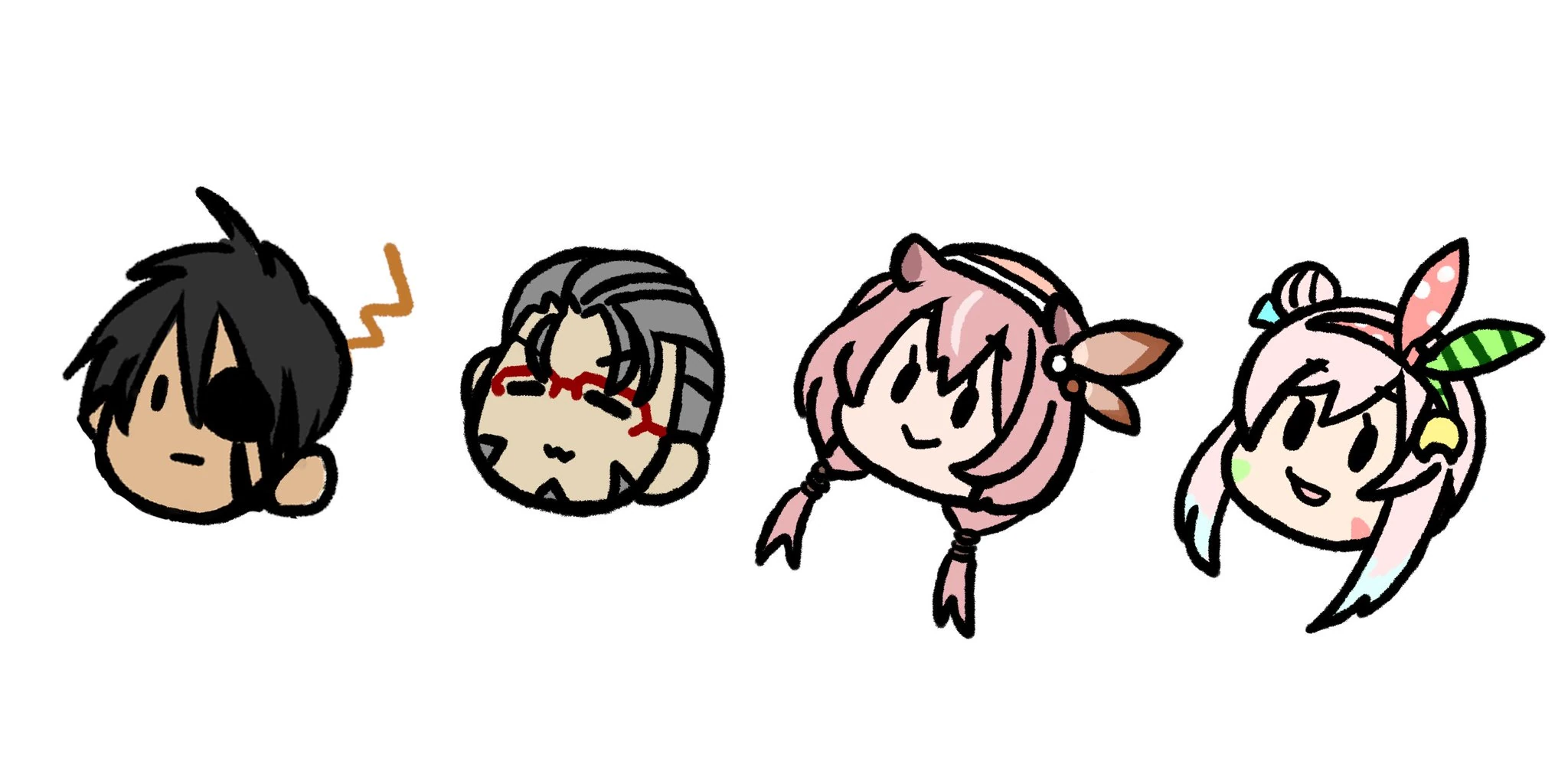 Himself, Arurandeisu, Ayunda Risu and Airani Iofifteen (Kira Kira Family)