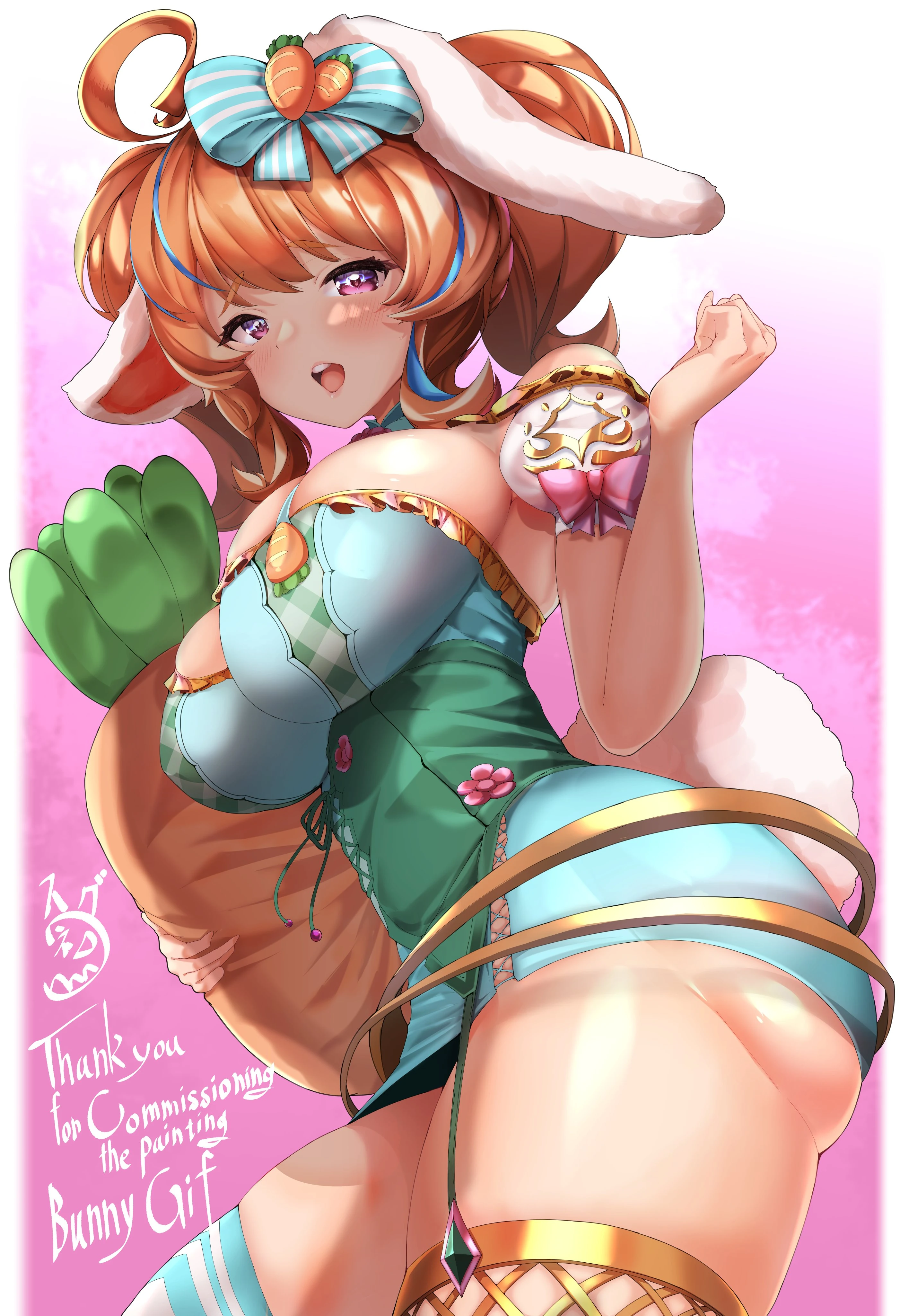 Bunny carrot cuddles by Seventh_Sugune