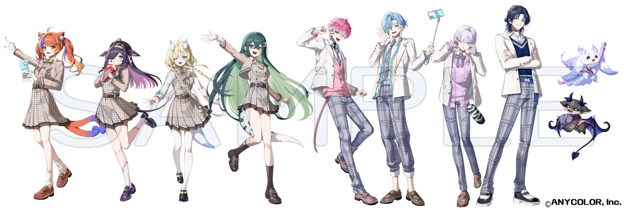 Nijisanji x Spring Party Illustration by Ninahachi